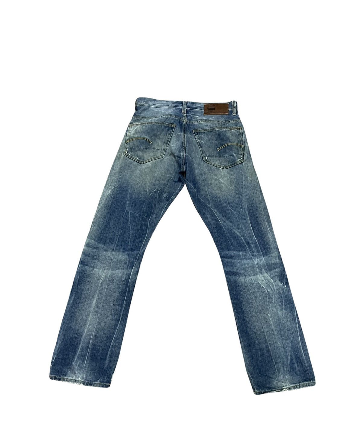 G-Star G-Star Raw 3301 Aging Faded Distressed Denim Size US 31 - 7 Thumbnail