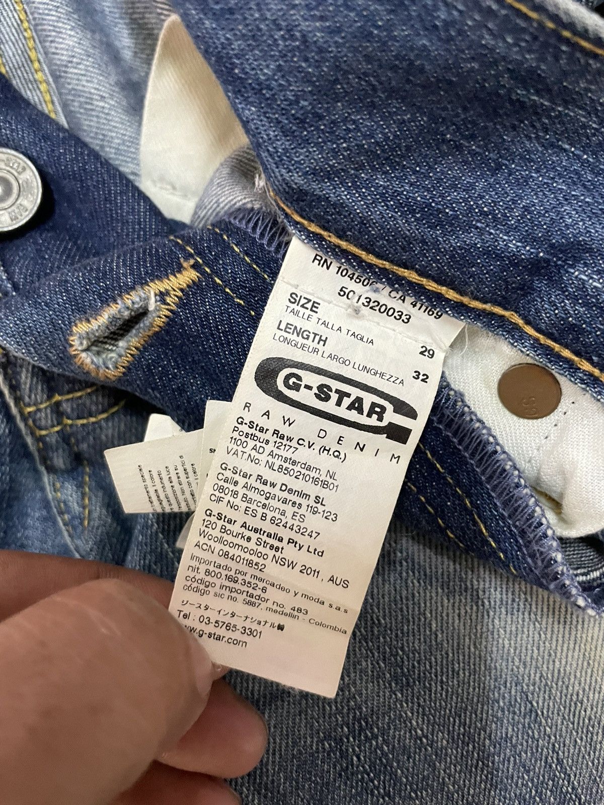 G-Star G-Star Raw 3301 Aging Faded Distressed Denim Size US 31 - 13 Thumbnail