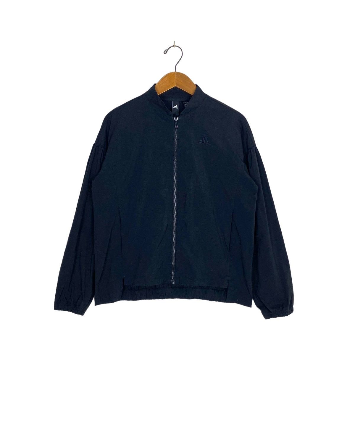 Adidas Adidas Zipper Nylon Jacket Spellout Embroidery Small Logo Size M / US 6-8 / IT 42-44 - 3 Thumbnail