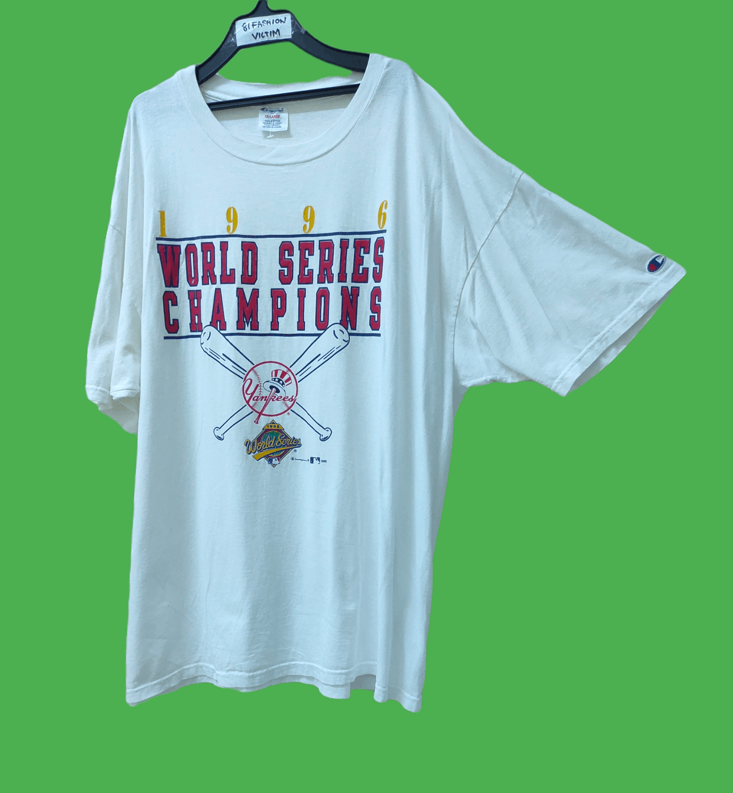 Vintage 1996 New York Yankees World Series Champions RAP TEE Shirt