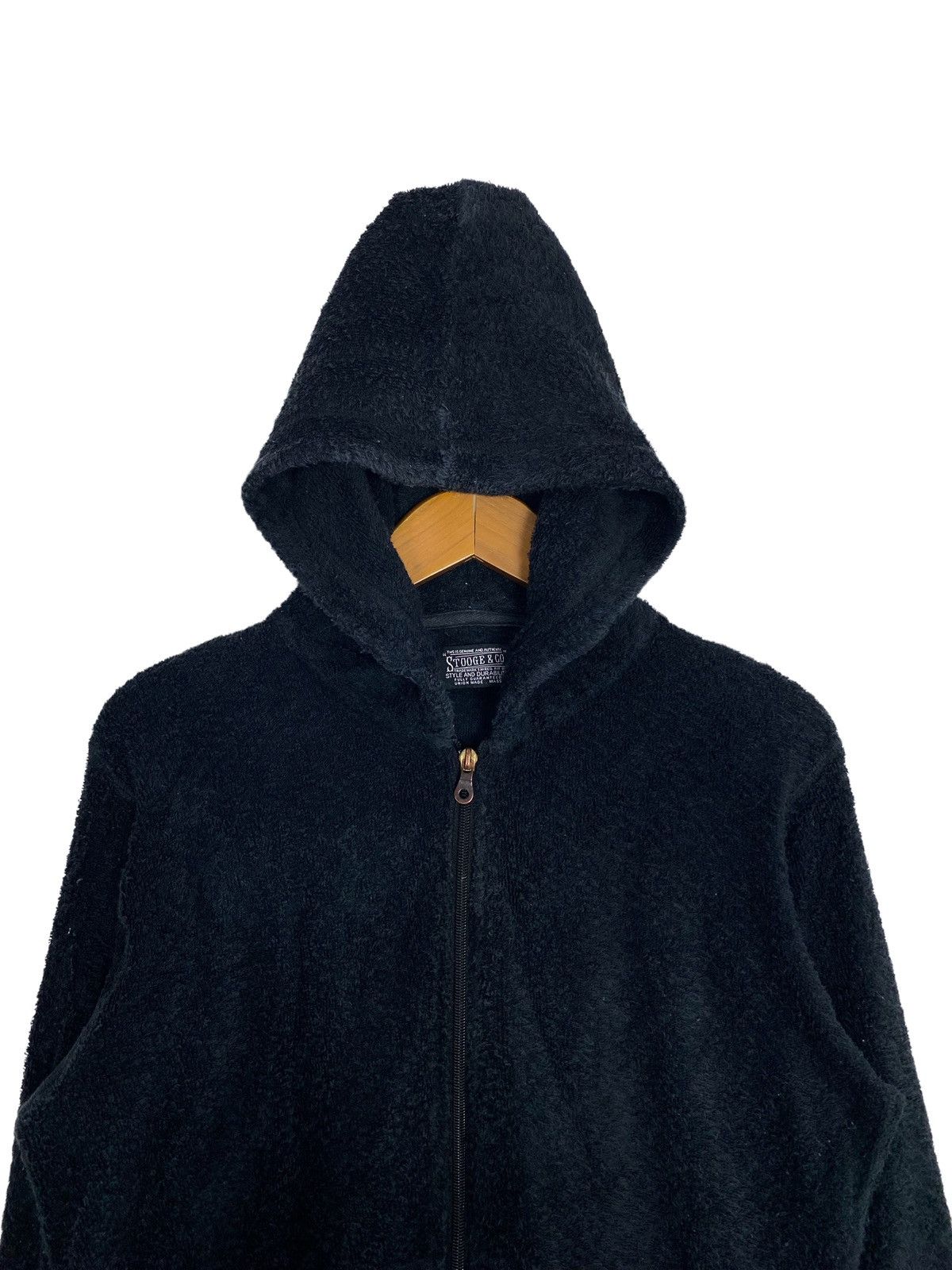 Japanese Brand Rare‼️ Stooge & Co Embroidery Skulls Big Logo Hoodie Fleece Size M / US 6-8 / IT 42-44 - 4 Thumbnail