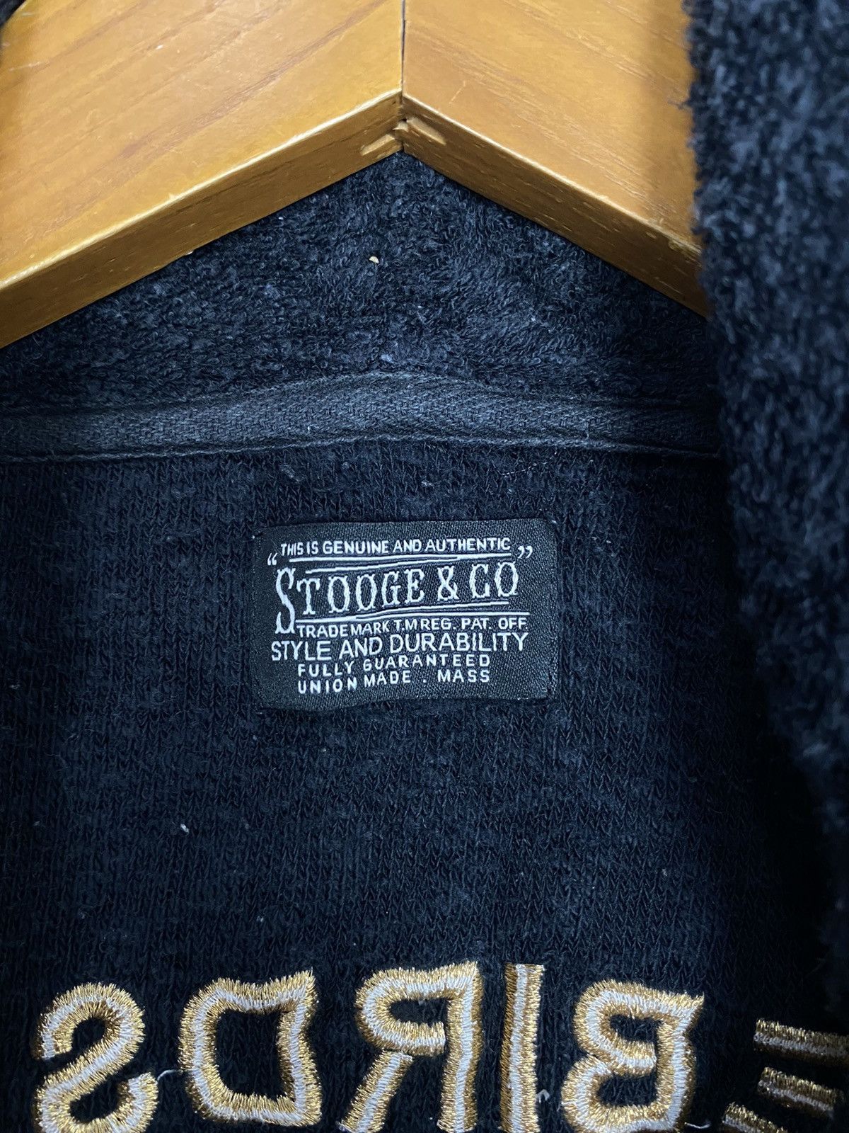 Japanese Brand Rare‼️ Stooge & Co Embroidery Skulls Big Logo Hoodie Fleece Size M / US 6-8 / IT 42-44 - 5 Thumbnail