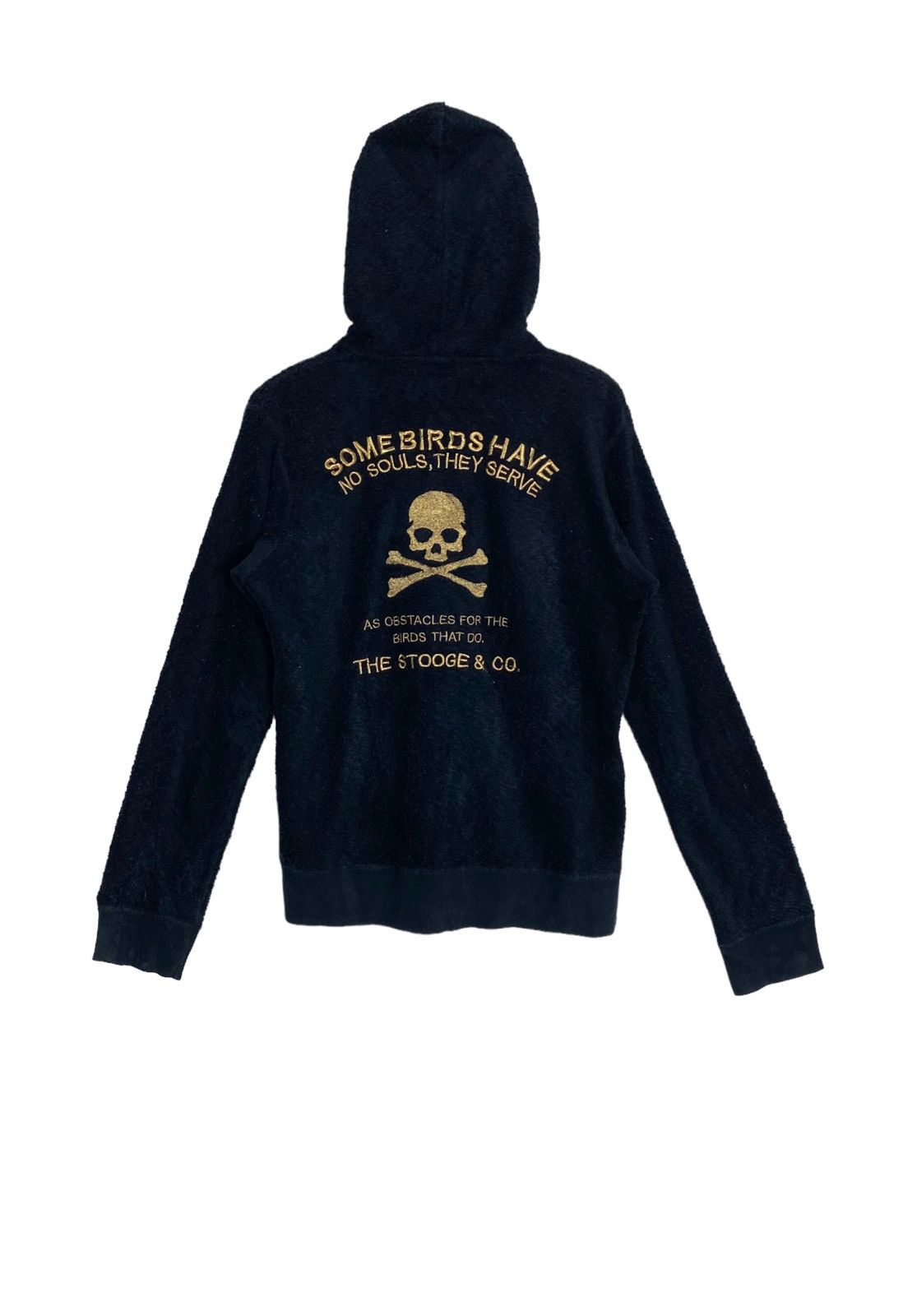 Japanese Brand Rare‼️ Stooge & Co Embroidery Skulls Big Logo Hoodie Fleece Size M / US 6-8 / IT 42-44 - 1 Thumbnail