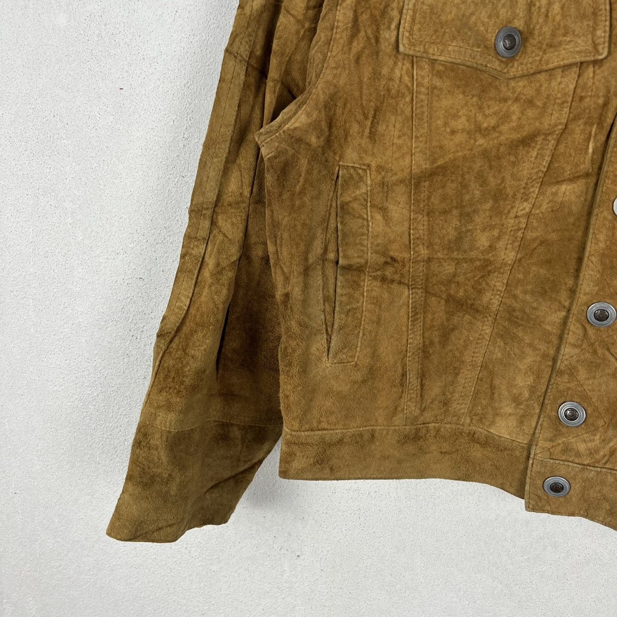 Japanese Brand VINTAGE BIKER PARACHUTE LEATHER JACKET HONEY BREAD Size US M / EU 48-50 / 2 - 4 Thumbnail