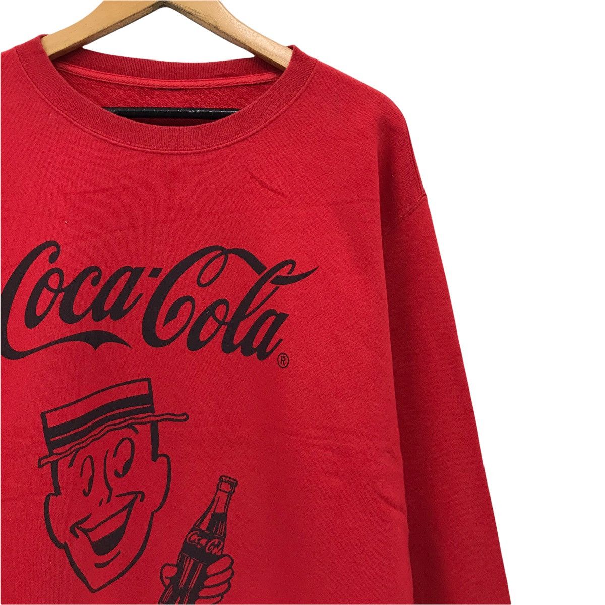 Coca Cola × Japanese Brand × Vintage Vintage Coca Cola Coke Big Logo Sweatshirt Size US L / EU 52-54 / 3 - 4 Thumbnail