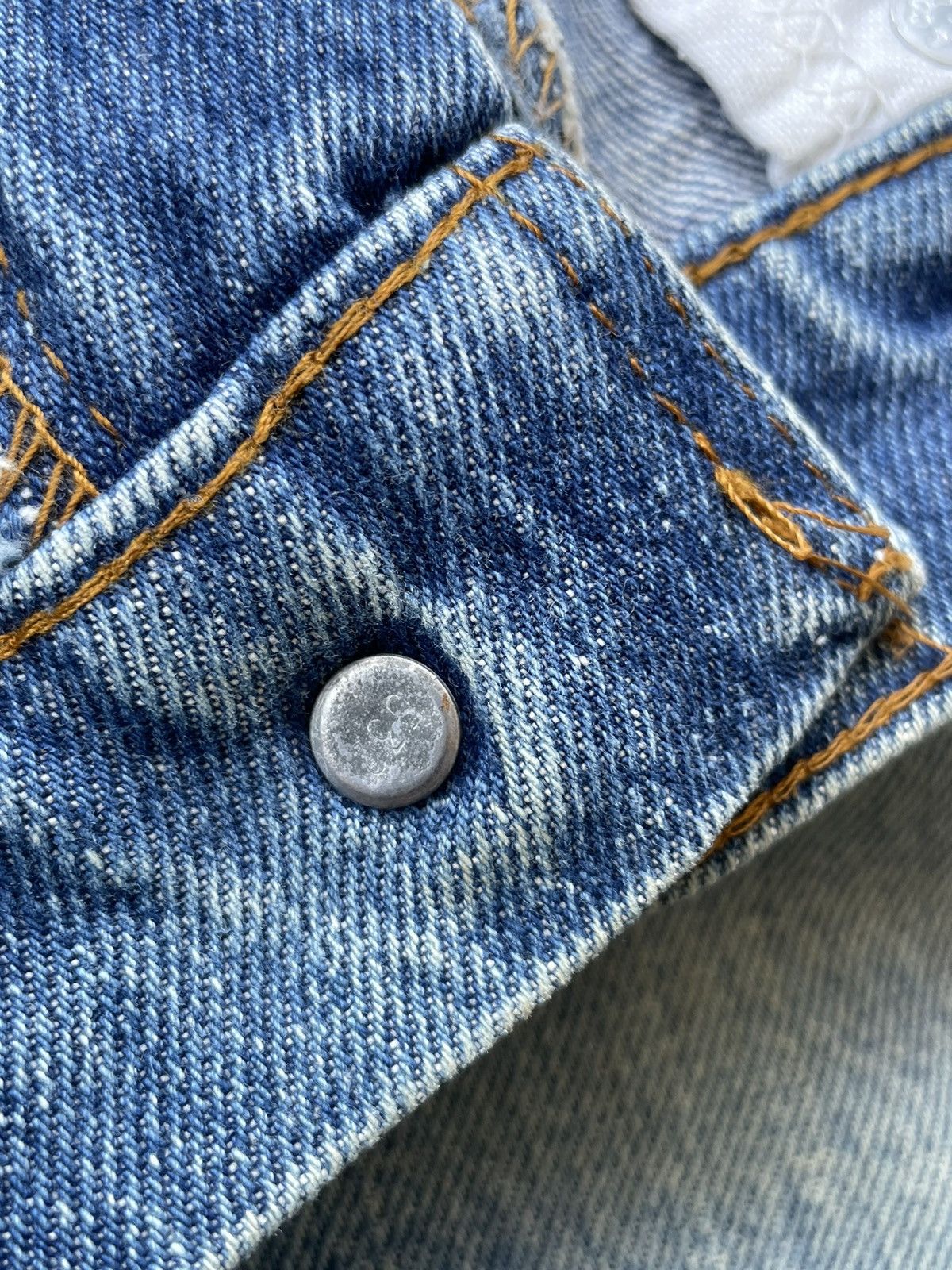 Levi's Vintage 1985 Levis 517 e Orange Tag Distresed Size US 35 - 16 Thumbnail