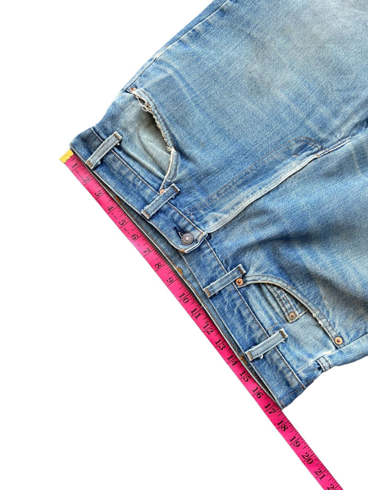 Levi's Vintage 1985 Levis 517 e Orange Tag Distresed Size US 35 - 20 Thumbnail