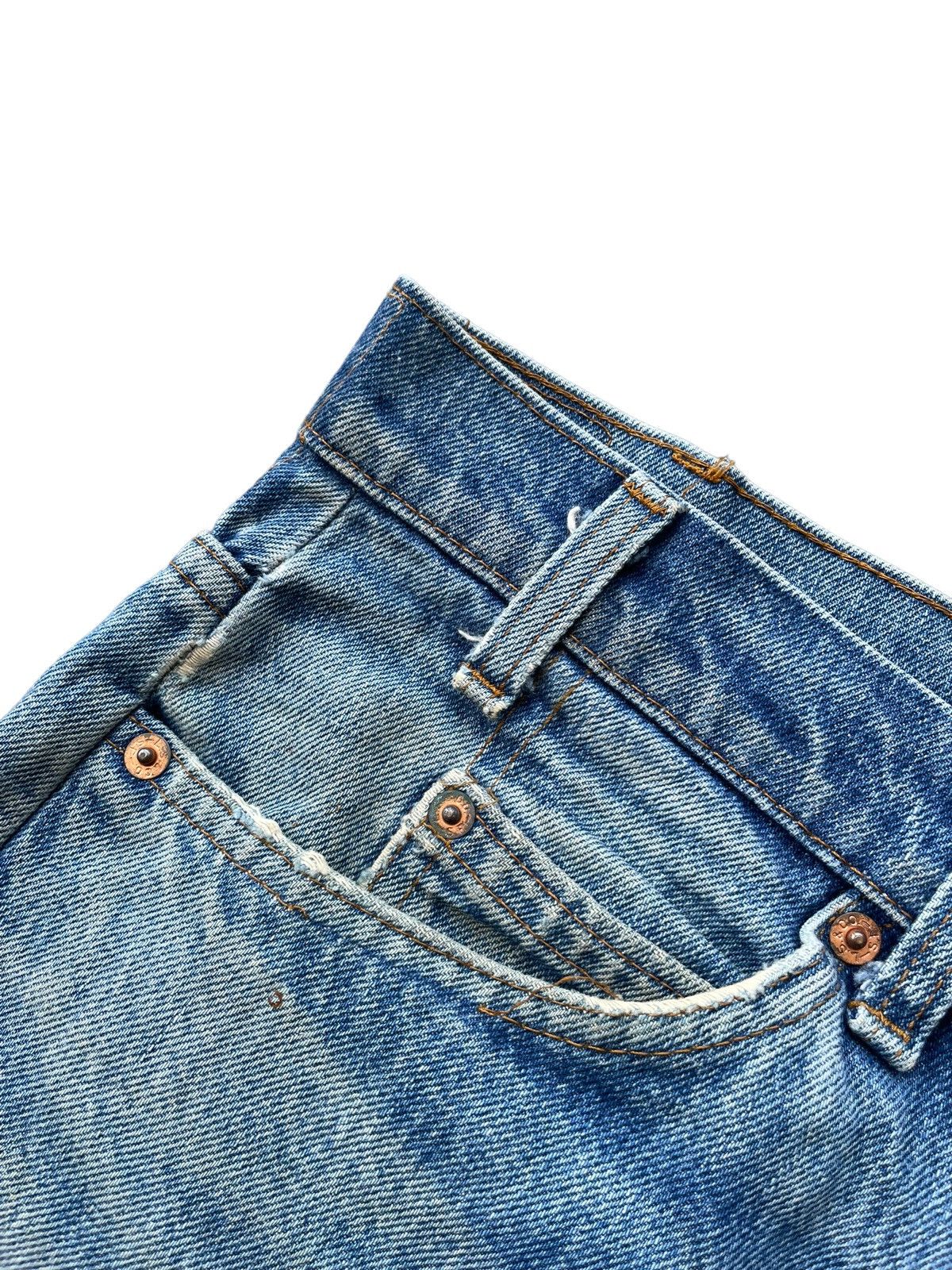 Levi's Vintage 1985 Levis 517 e Orange Tag Distresed Size US 35 - 6 Thumbnail