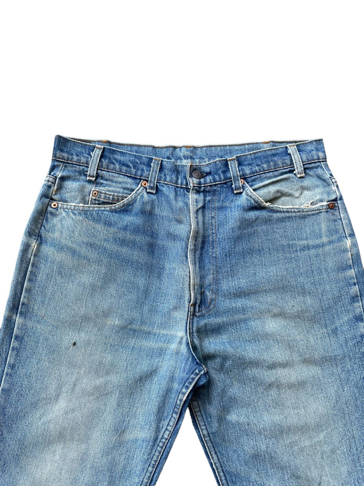 Levi's Vintage 1985 Levis 517 e Orange Tag Distresed Size US 35 - 5 Thumbnail