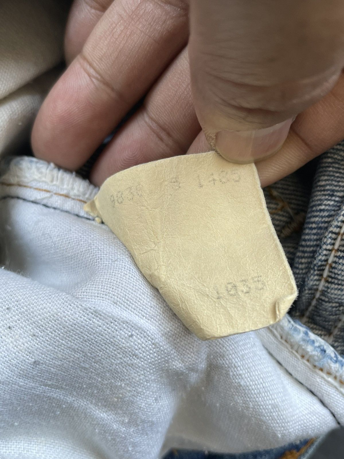 Levi's Vintage 1985 Levis 517 e Orange Tag Distresed Size US 35 - 13 Thumbnail