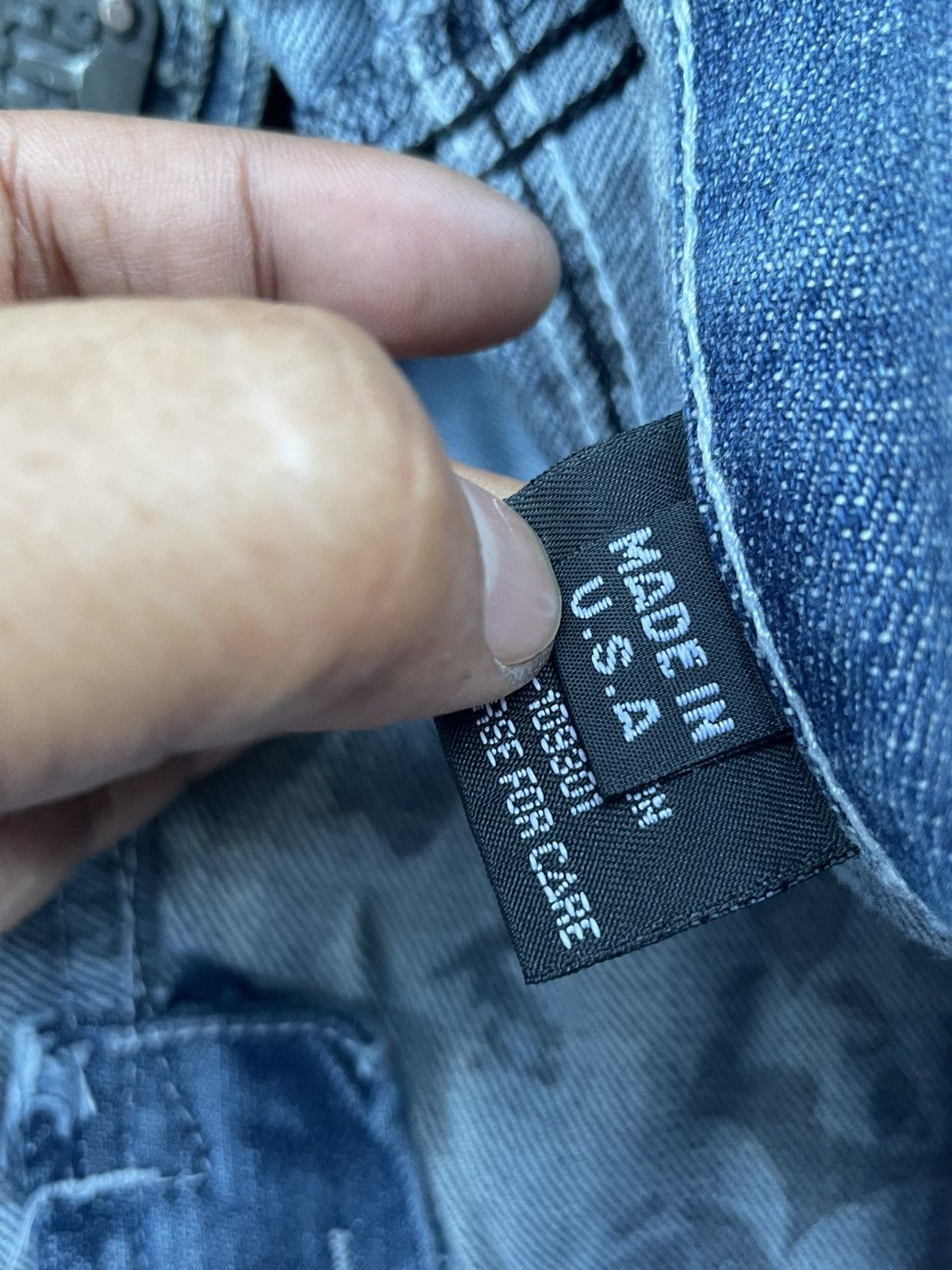Affliction × Designer Affliction Denim & Killer Custom Distresed Size US 37 - 18 Thumbnail