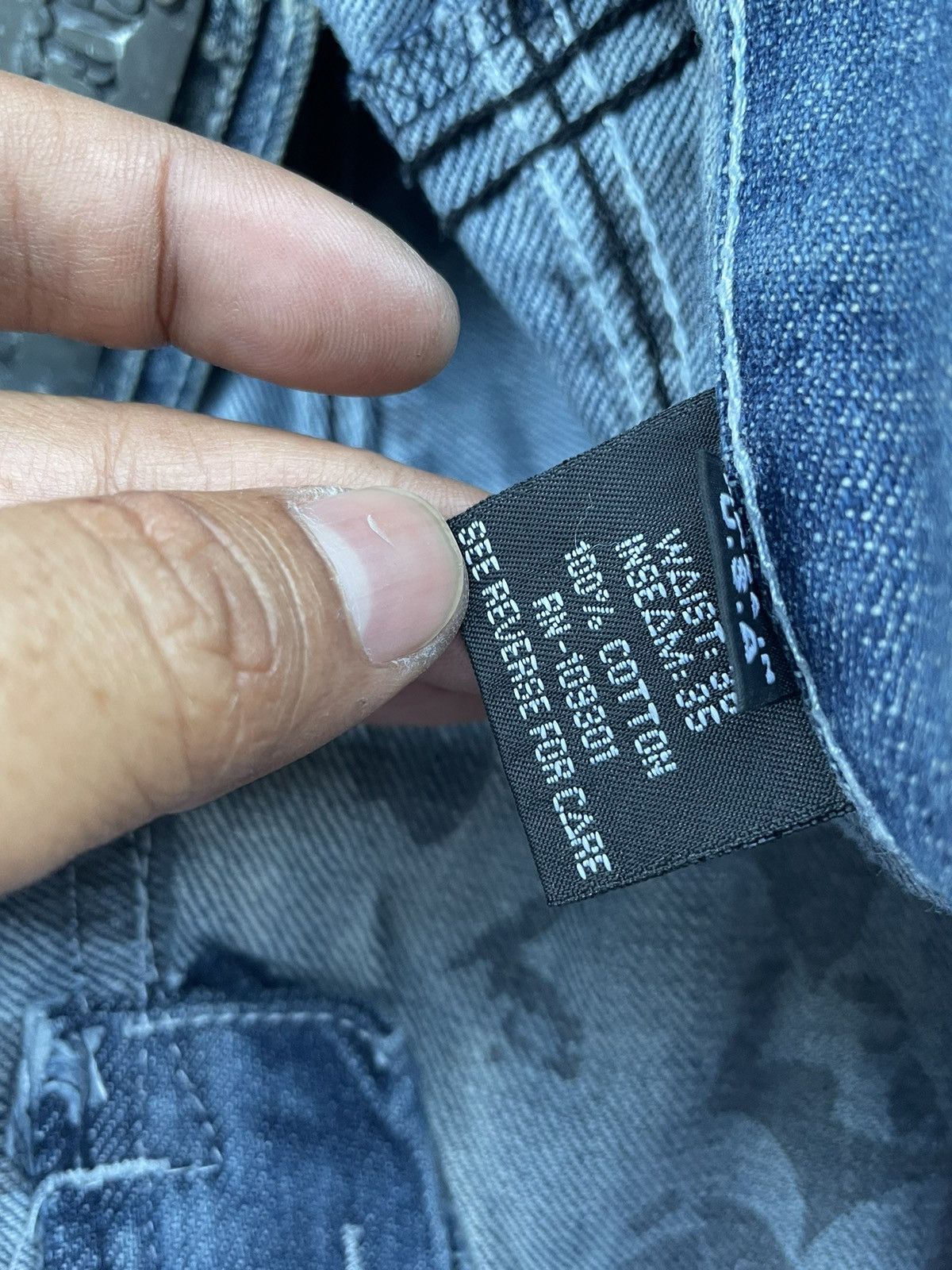 Affliction × Designer Affliction Denim & Killer Custom Distresed Size US 37 - 17 Thumbnail