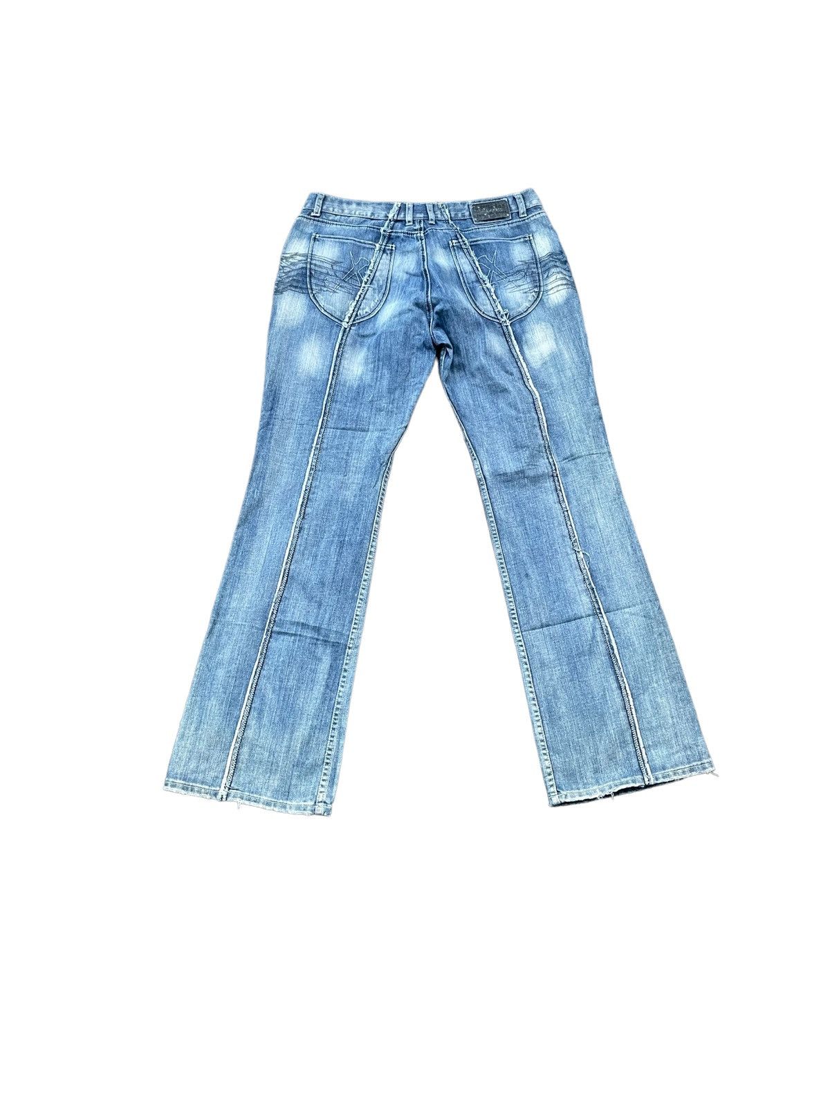 Affliction × Designer Affliction Denim & Killer Custom Distresed Size US 37 - 11 Thumbnail