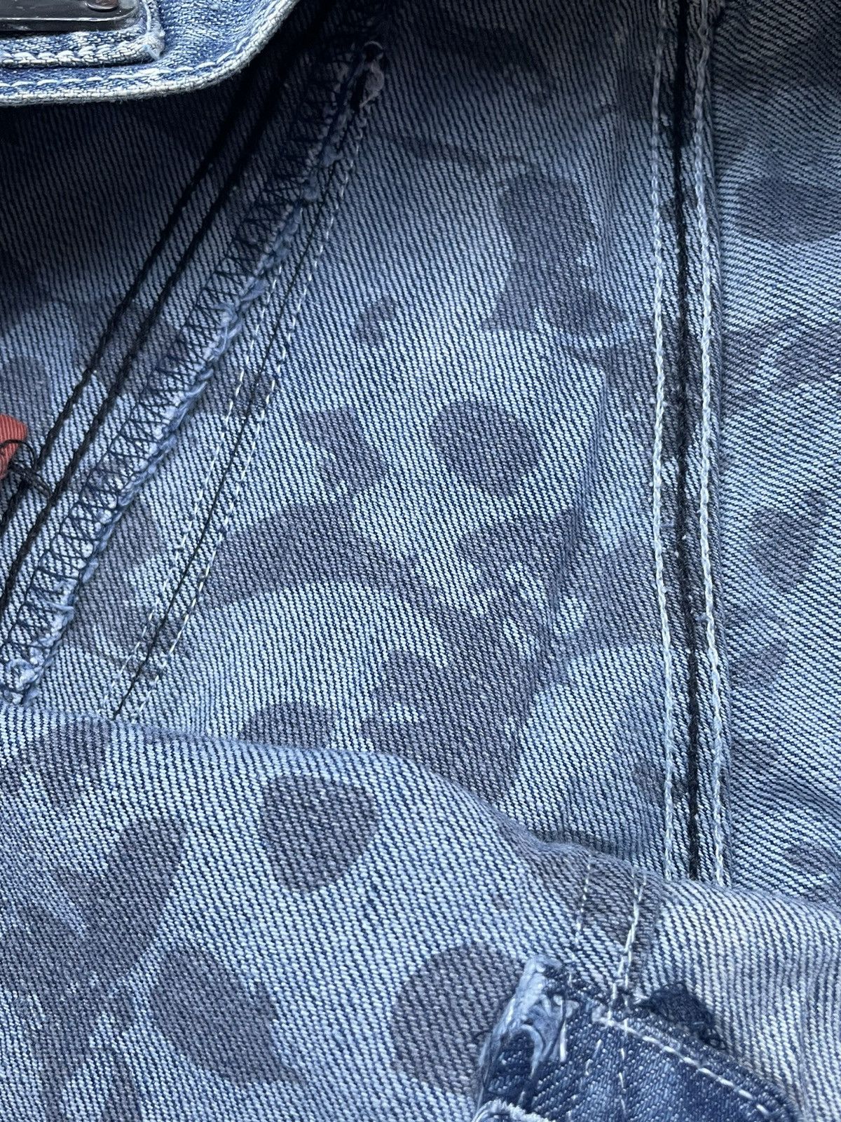 Affliction × Designer Affliction Denim & Killer Custom Distresed Size US 37 - 19 Thumbnail