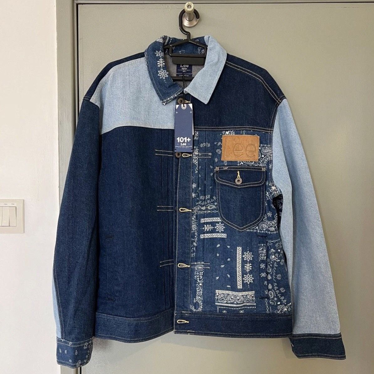 image of 101 + Special Edition Denim Jacket in Blue, Men's (Size Large)