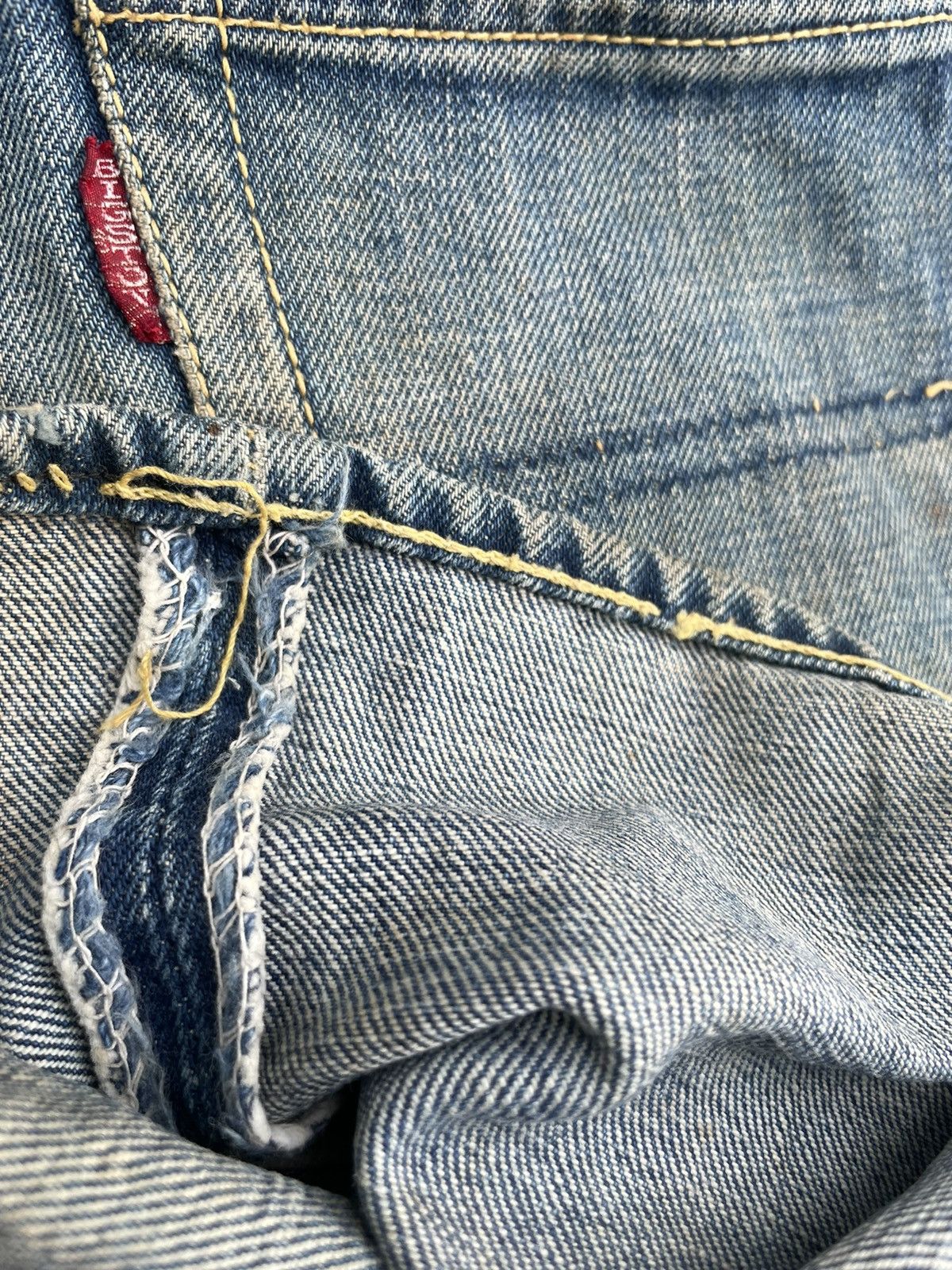 Japanese Brand × Vintage Vintage Bigstone Wide Leg Distressed Denim Size US 29 - 15 Thumbnail