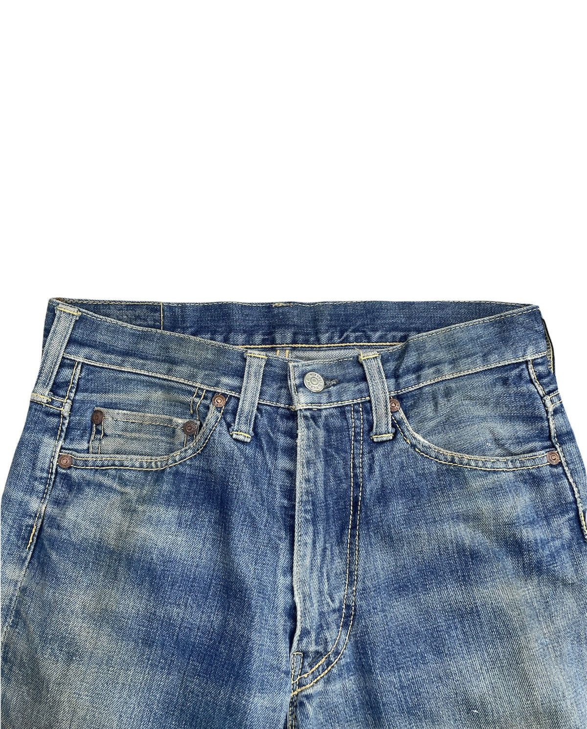 Japanese Brand × Vintage Vintage Bigstone Wide Leg Distressed Denim Size US 29 - 7 Thumbnail