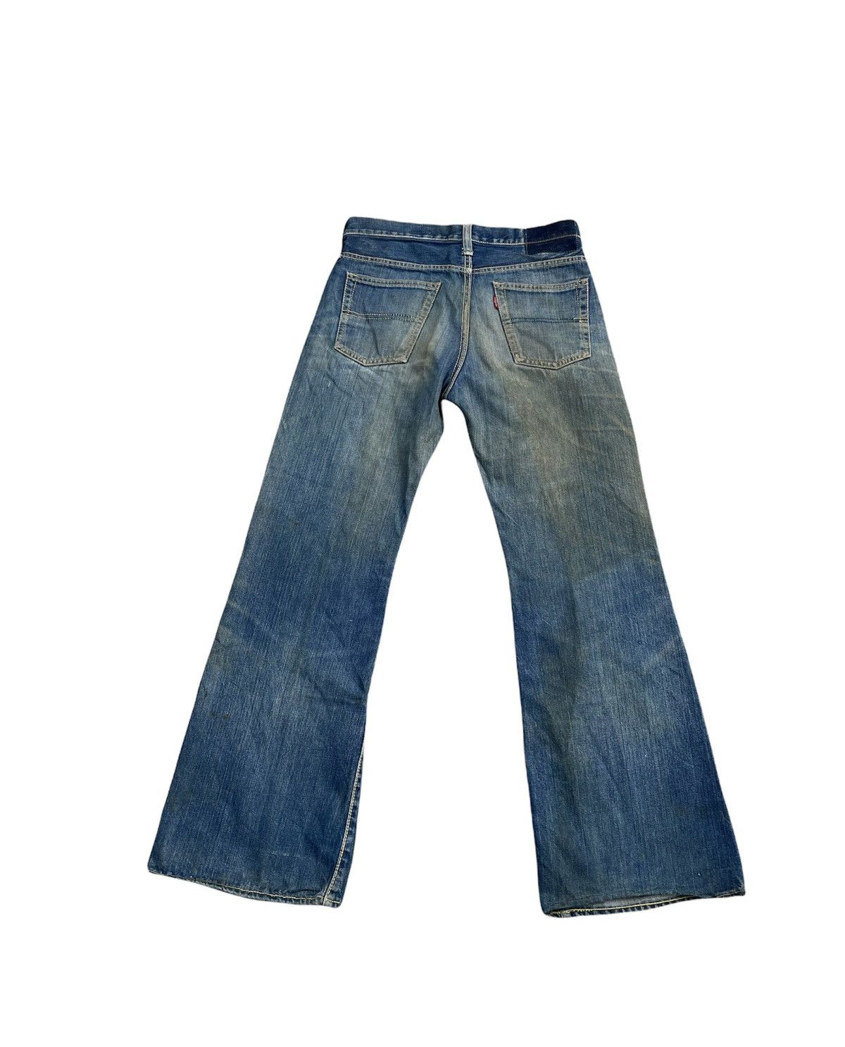 Japanese Brand × Vintage Vintage Bigstone Wide Leg Distressed Denim Size US 29 - 8 Thumbnail