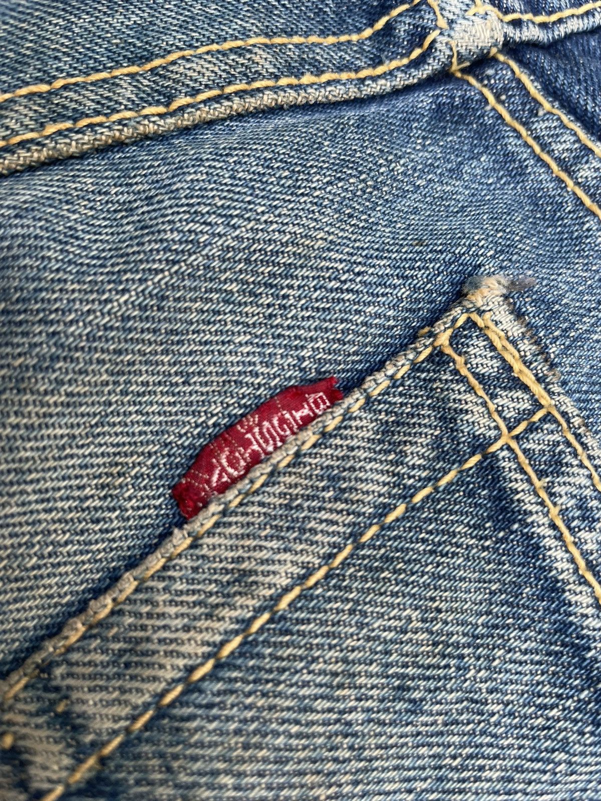 Japanese Brand × Vintage Vintage Bigstone Wide Leg Distressed Denim Size US 29 - 17 Thumbnail