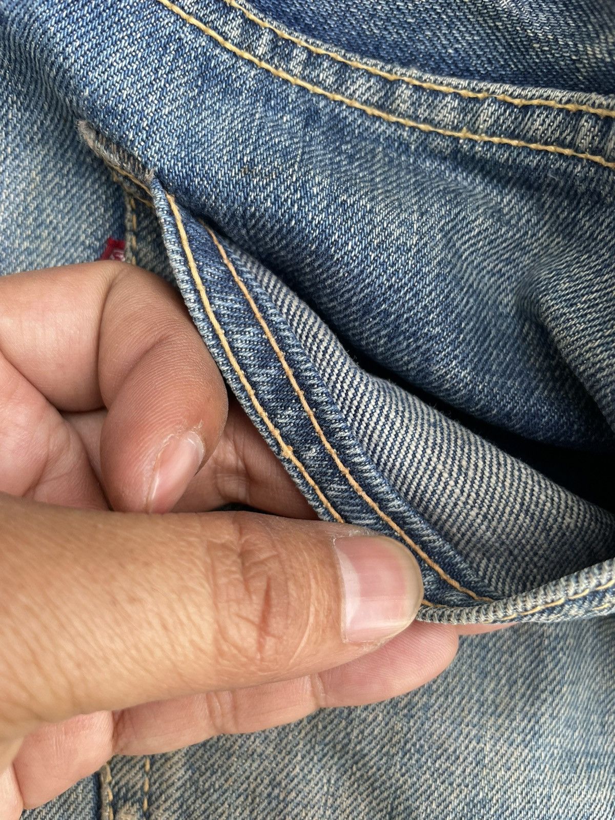Japanese Brand × Vintage Vintage Bigstone Wide Leg Distressed Denim Size US 29 - 16 Thumbnail