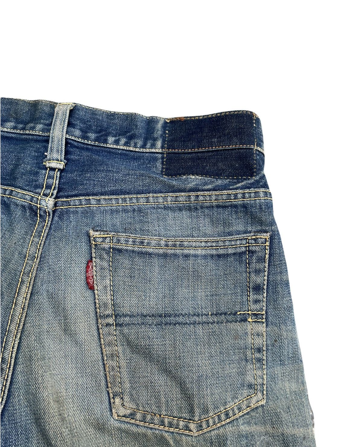 Japanese Brand × Vintage Vintage Bigstone Wide Leg Distressed Denim Size US 29 - 13 Thumbnail