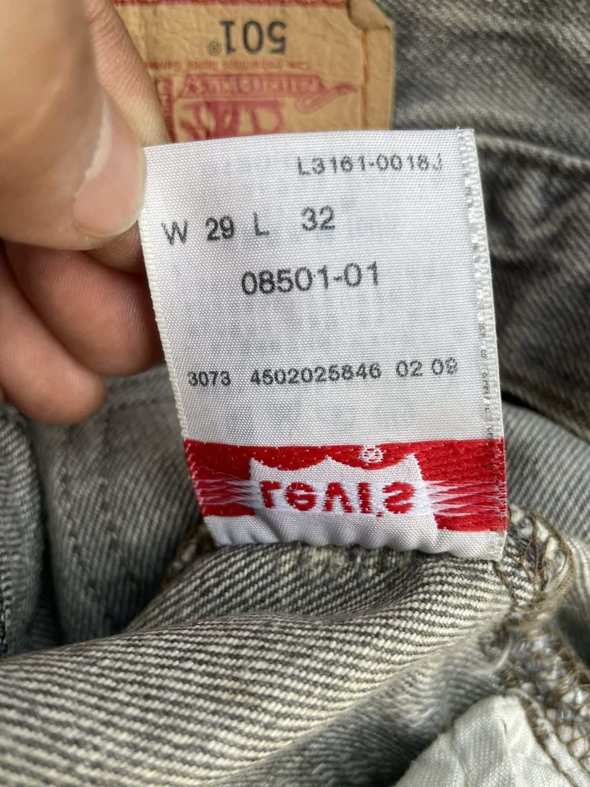 Levi's × Vintage Vintage Levis 501 e Distresed Rework Denim Size US 30 / EU 46 - 17 Thumbnail