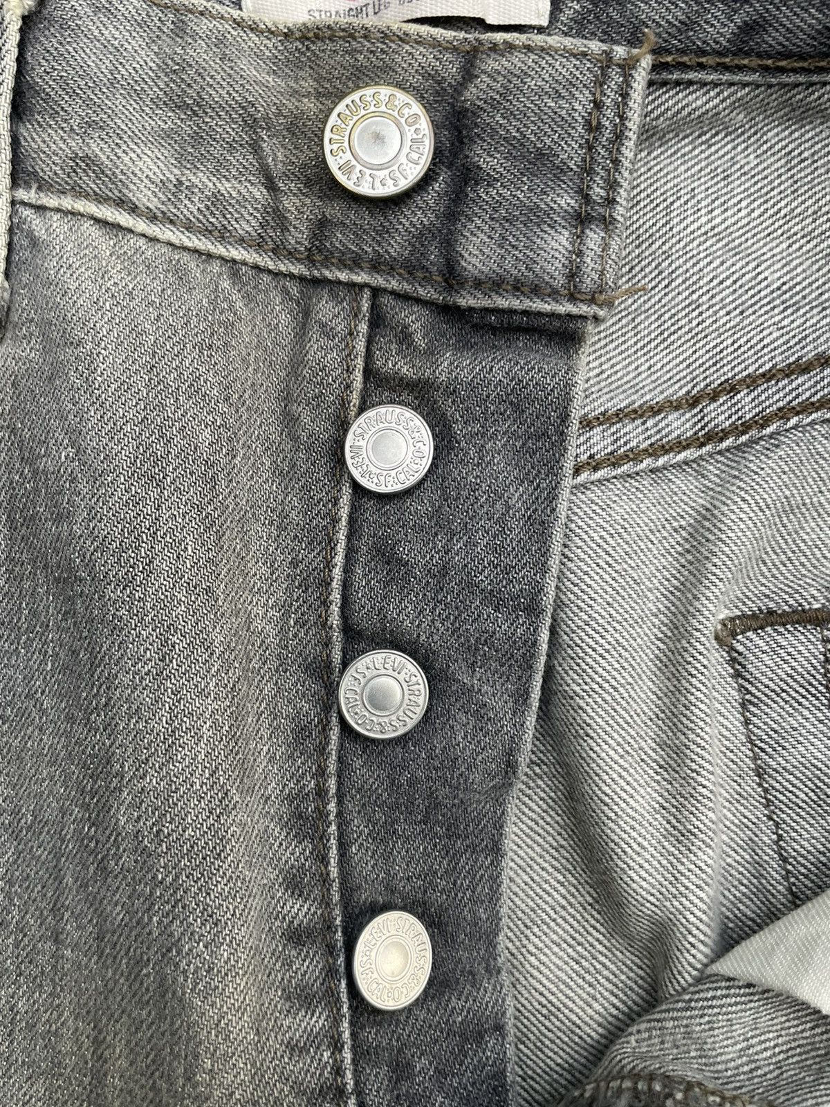 Levi's × Vintage Vintage Levis 501 e Distresed Rework Denim Size US 30 / EU 46 - 23 Thumbnail