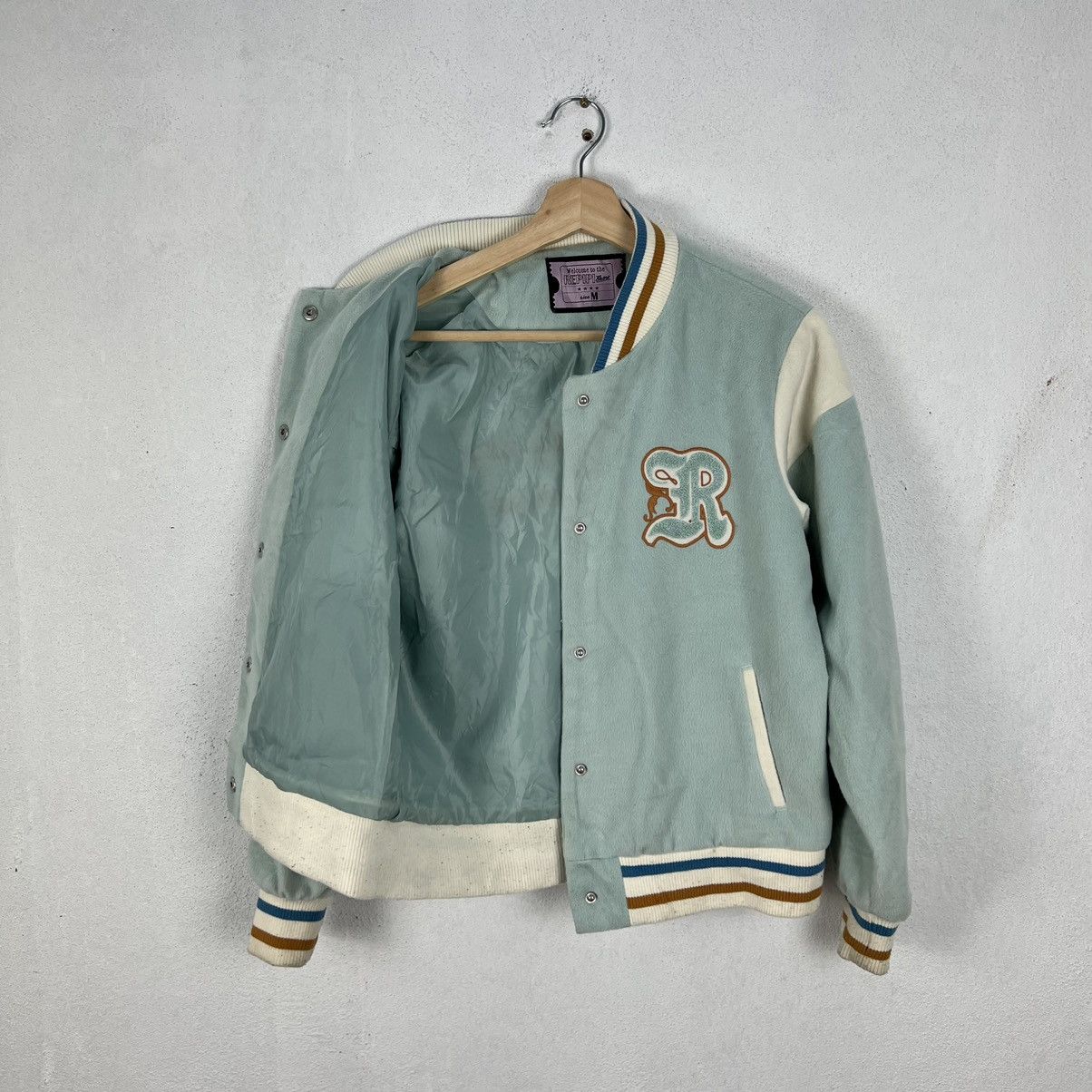 Japanese Brand VINTAGE VARSITY JACKET REPIPI BIG LOGO Size US M / EU 48-50 / 2 - 9 Thumbnail