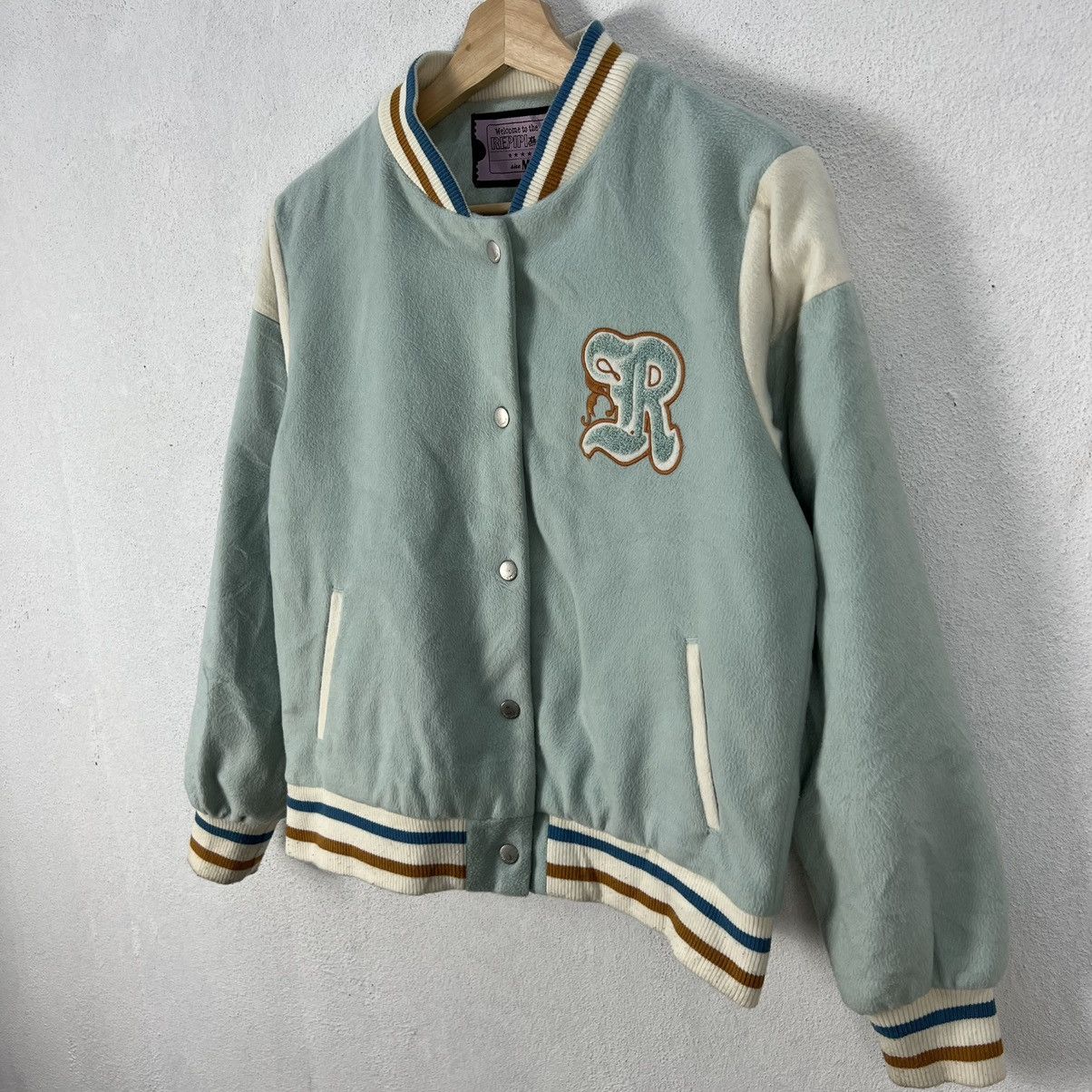 Japanese Brand VINTAGE VARSITY JACKET REPIPI BIG LOGO Size US M / EU 48-50 / 2 - 2 Thumbnail