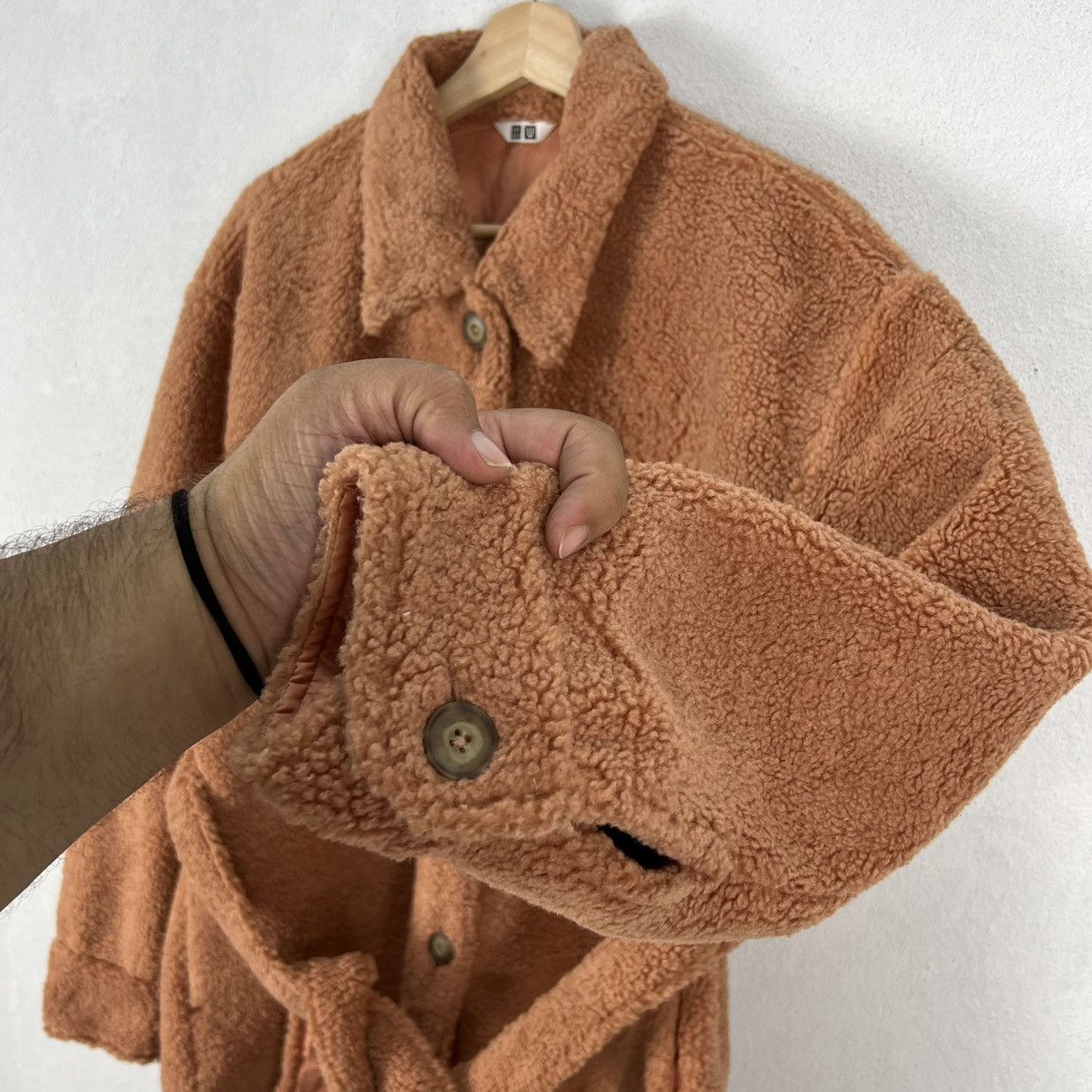 Japanese Brand VINTAGE FLEECE JACKET UNIQLO UNDERCOVER Size US L / EU 52-54 / 3 - 8 Thumbnail