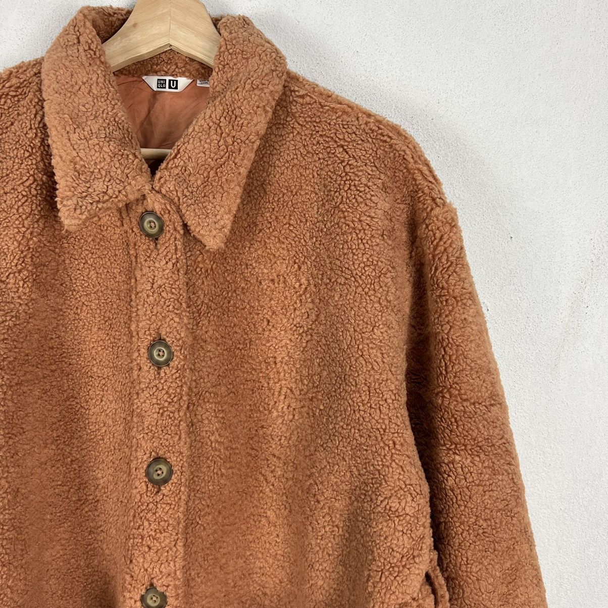 Japanese Brand VINTAGE FLEECE JACKET UNIQLO UNDERCOVER Size US L / EU 52-54 / 3 - 6 Thumbnail