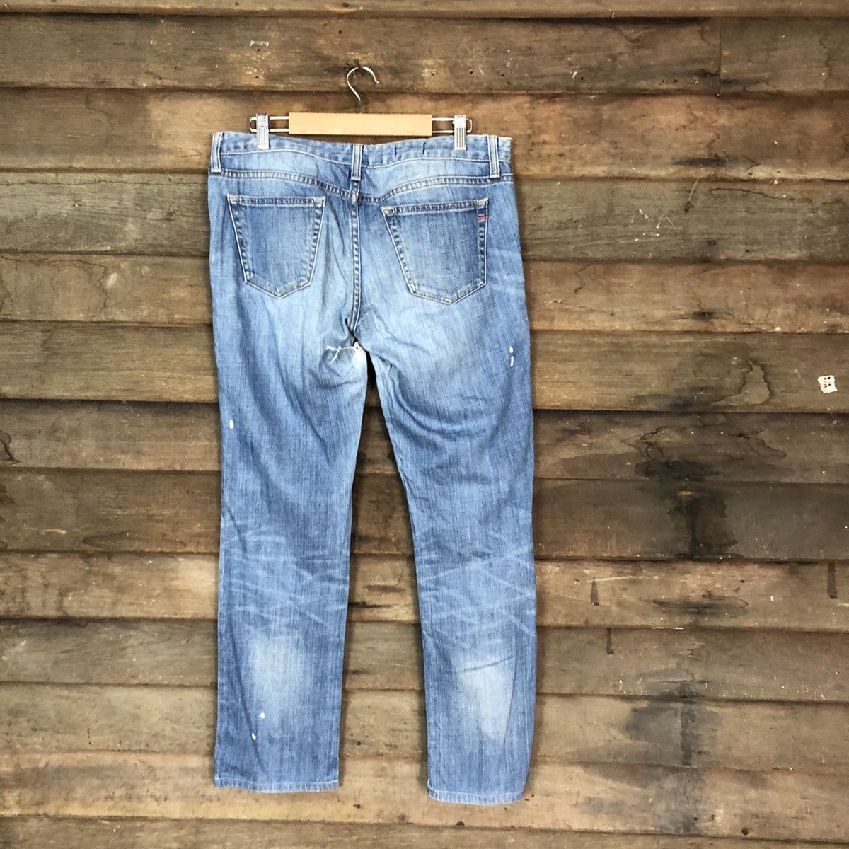 Gap Gap 1969 blue Distressed Denim Pants #5740 Size US 32 / EU 48 - 10 Thumbnail