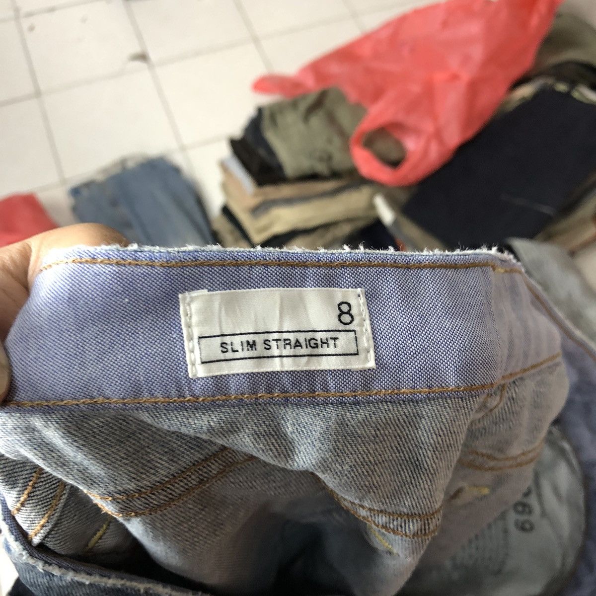 Gap Gap 1969 blue Distressed Denim Pants #5740 Size US 32 / EU 48 - 16 Thumbnail