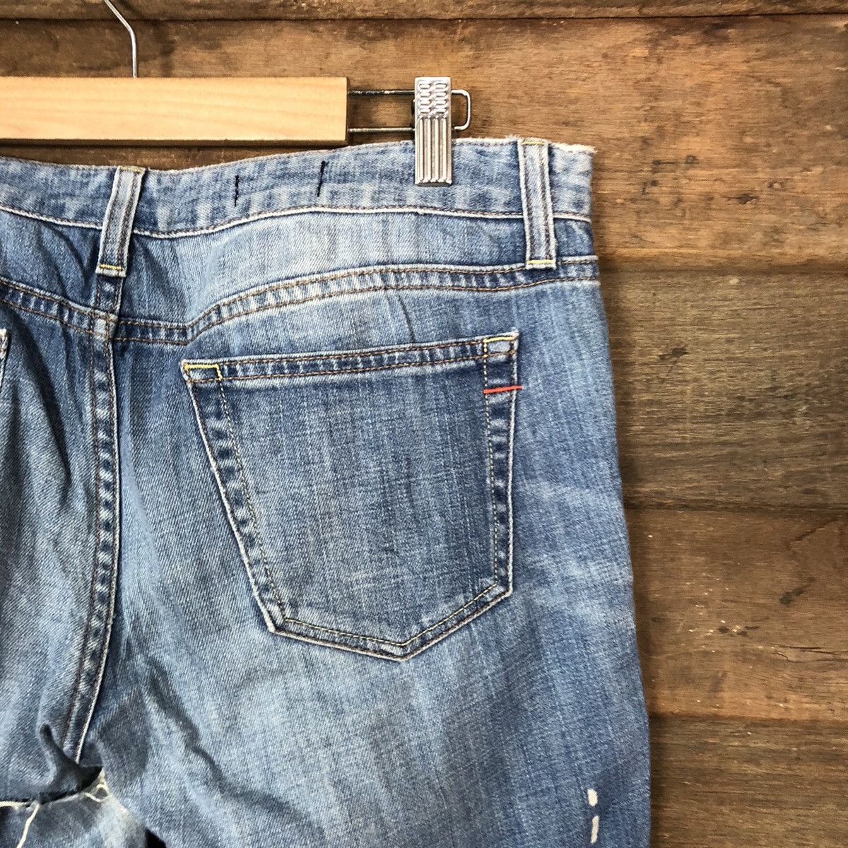 Gap Gap 1969 blue Distressed Denim Pants #5740 Size US 32 / EU 48 - 14 Thumbnail