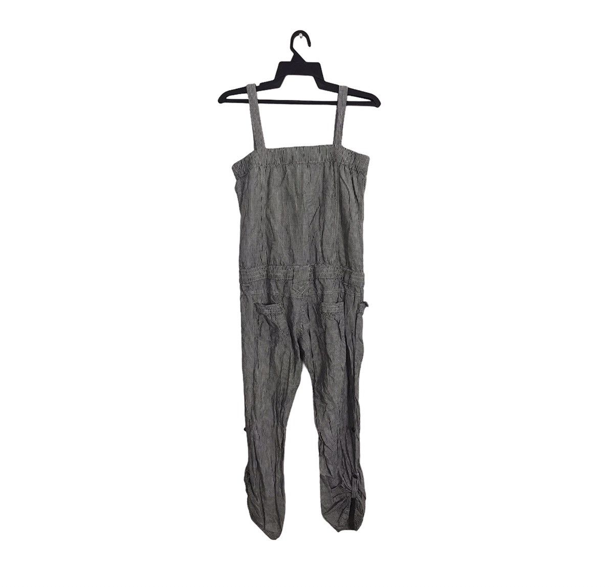 Japanese Brand Vintage Hickory Coverall Overall Striped Denim Pant Size US 33 - 2 Thumbnail