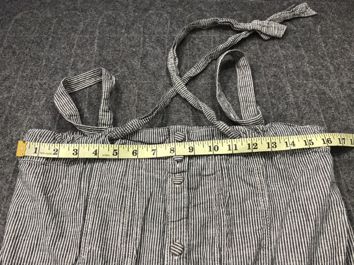 Japanese Brand Vintage Hickory Coverall Overall Striped Denim Pant Size US 33 - 8 Thumbnail