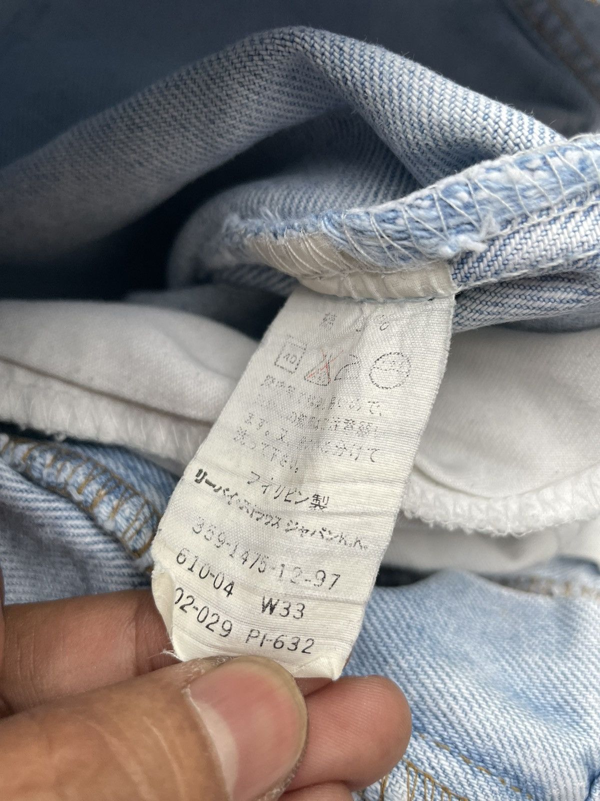 Levi's Vintage Levis 610 1997 Orange Tag Faded Aging Wash Denim Size US 32 / EU 48 - 13 Thumbnail