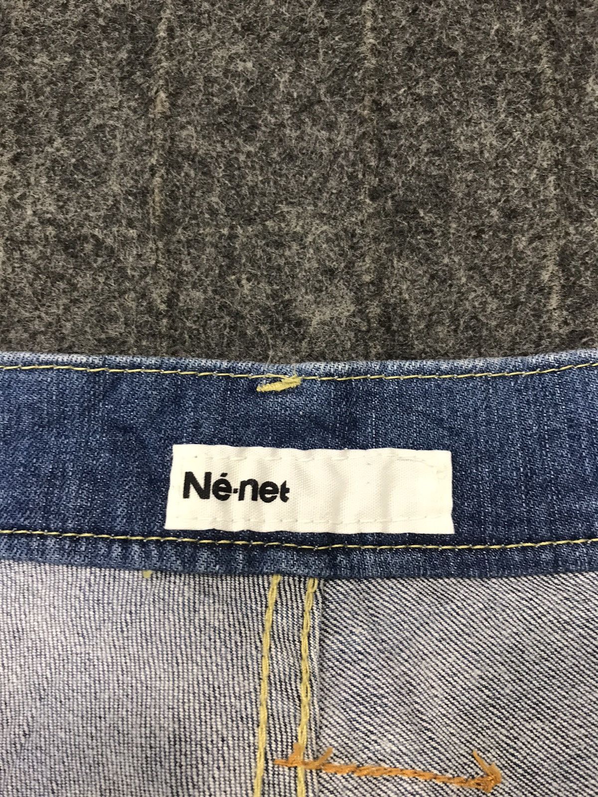 Issey Miyake × Japanese Brand Ne-net Issey Miyake Indigo Denim Jeans Buckle Back Low Rise Size 26" / US 2 / IT 38 - 11 Thumbnail
