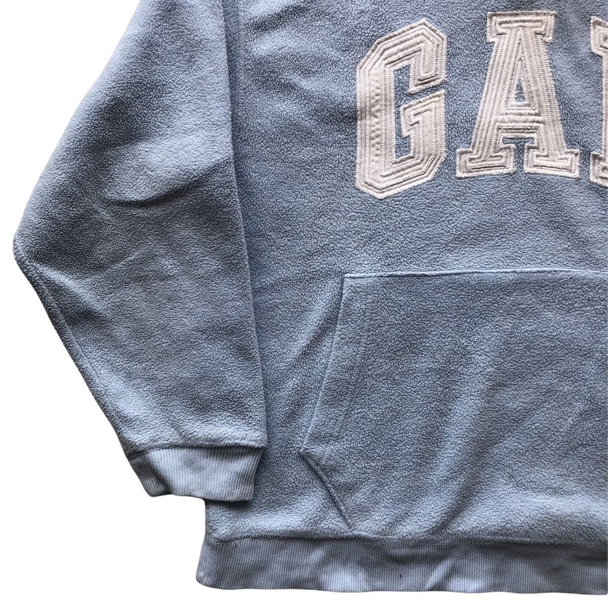 Gap Vintage Y2K GAP Fleece Hoodie Blue Sea Colour Size US S / EU 44-46 / 1 - 4 Thumbnail