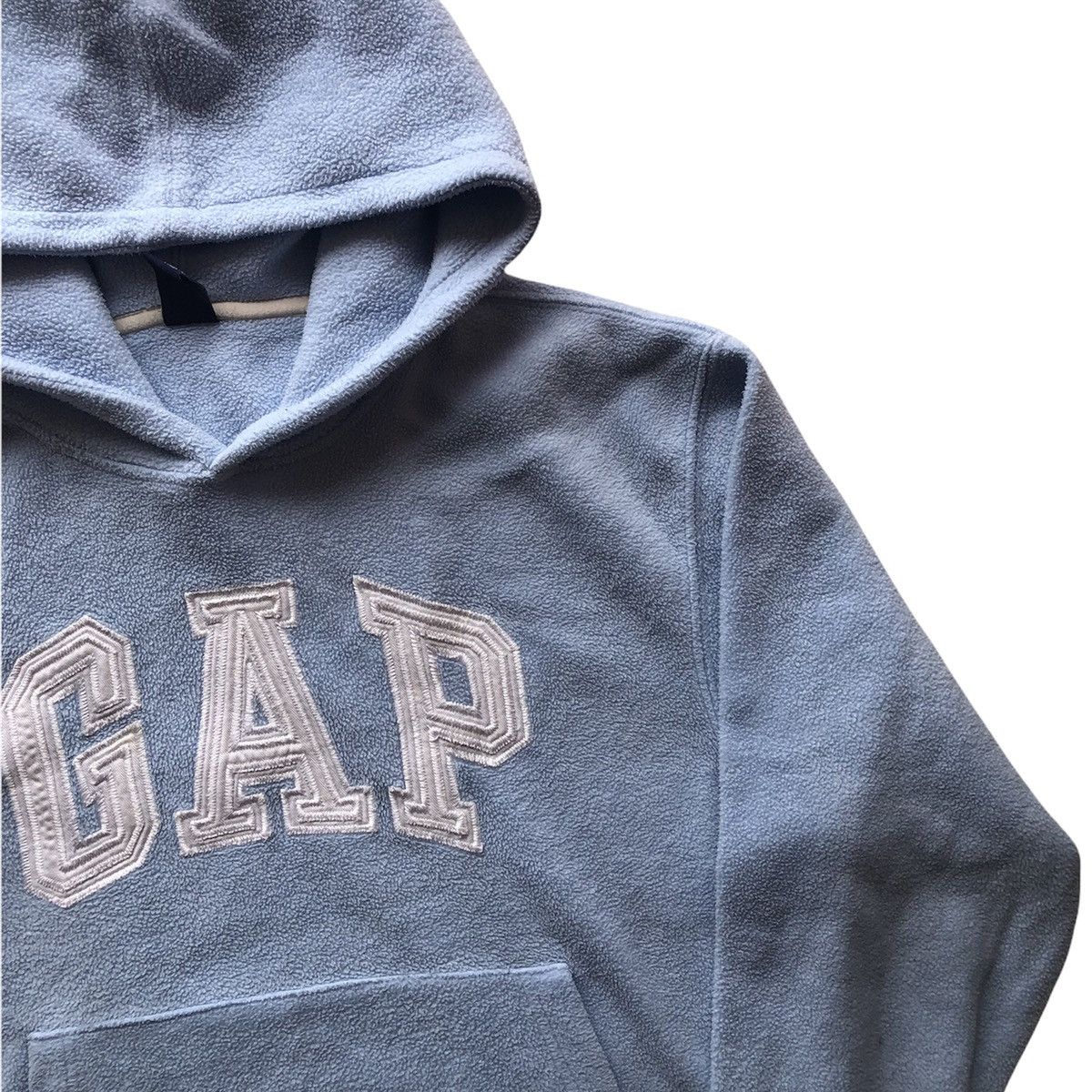 Gap Vintage Y2K GAP Fleece Hoodie Blue Sea Colour Size US S / EU 44-46 / 1 - 3 Thumbnail