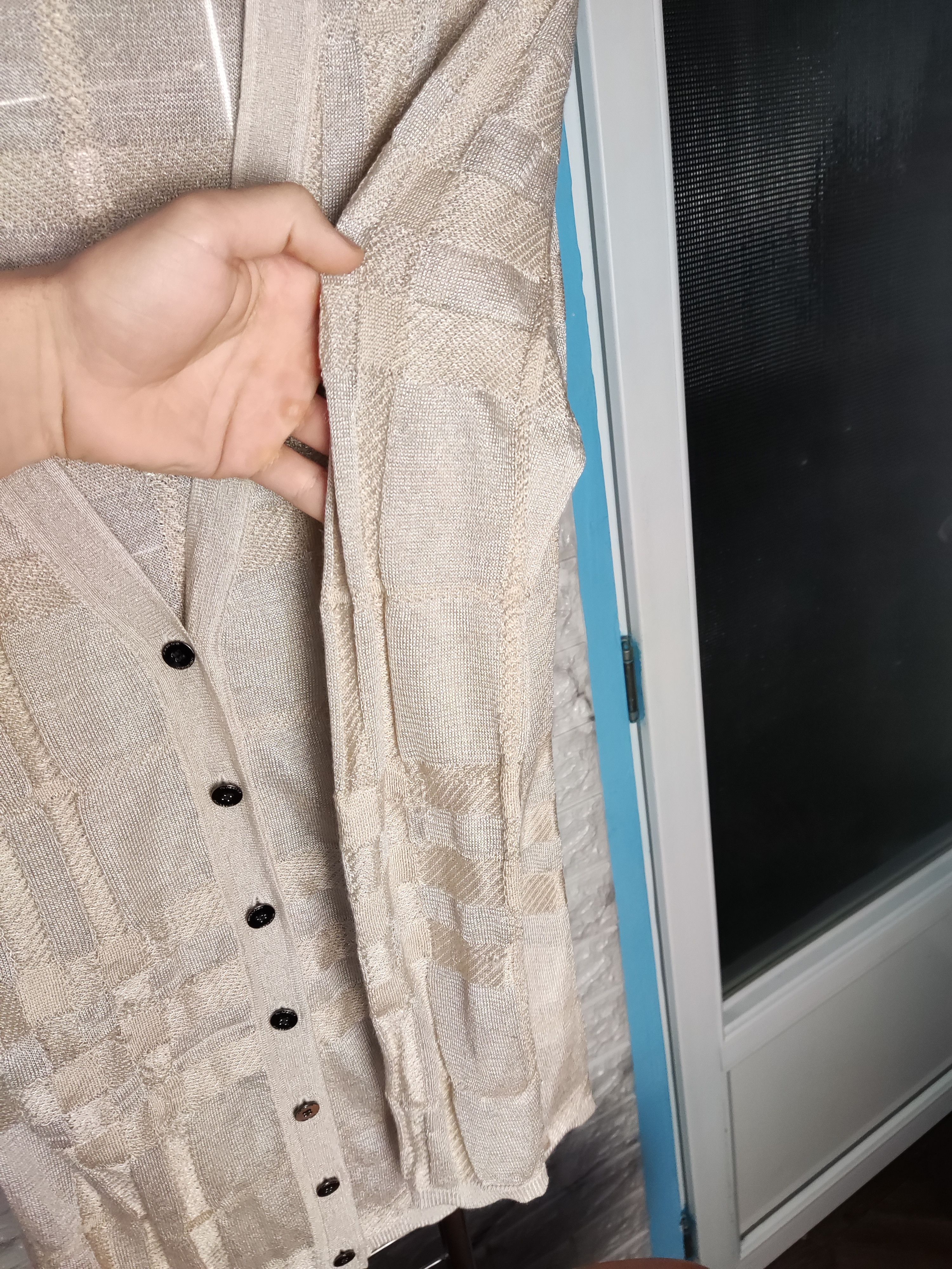 Burberry archive vintage Burberry Japan 90s button knit cardigan top Size S / US 4 / IT 40 - 7 Thumbnail