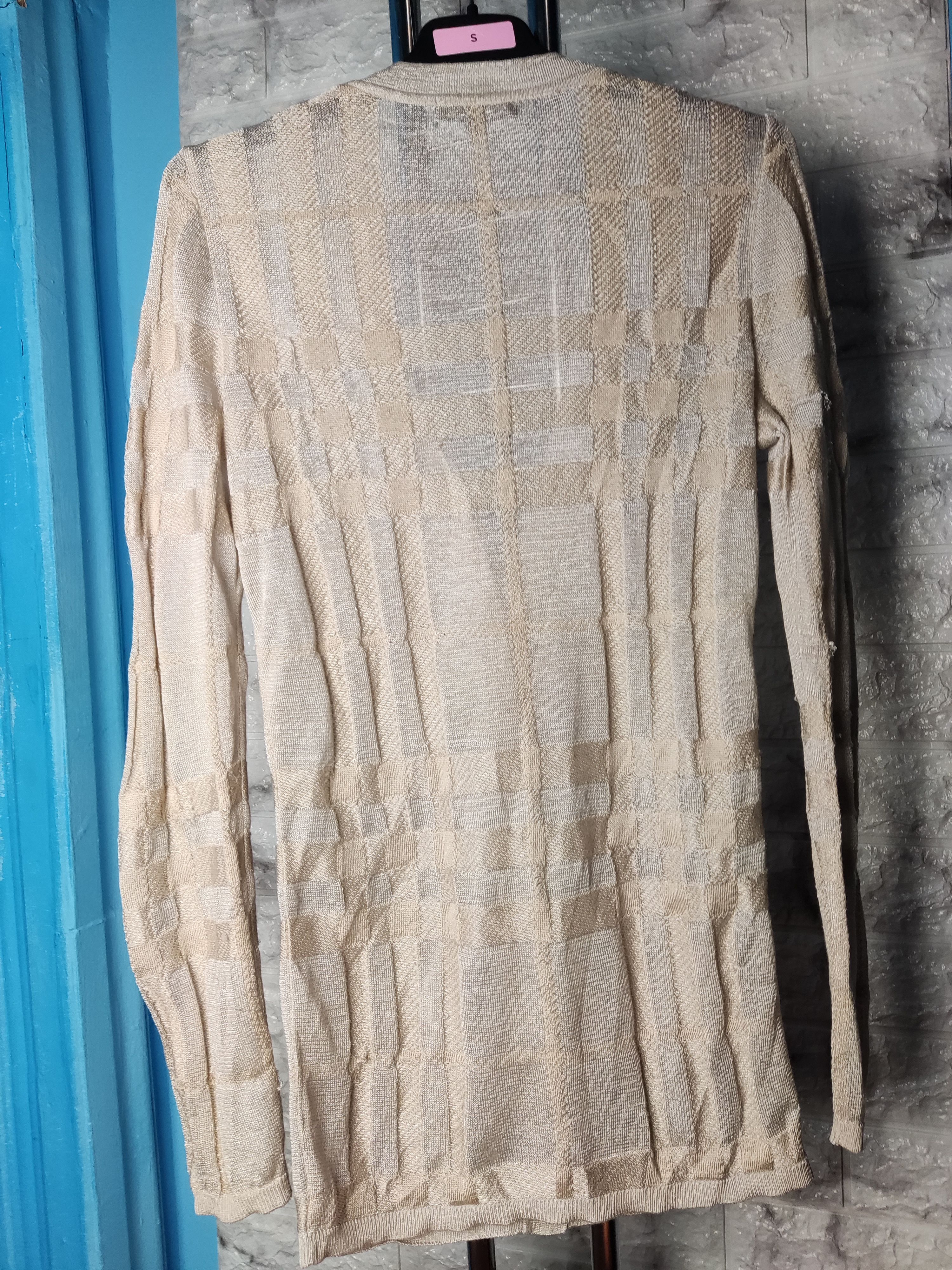 Burberry archive vintage Burberry Japan 90s button knit cardigan top Size S / US 4 / IT 40 - 5 Thumbnail