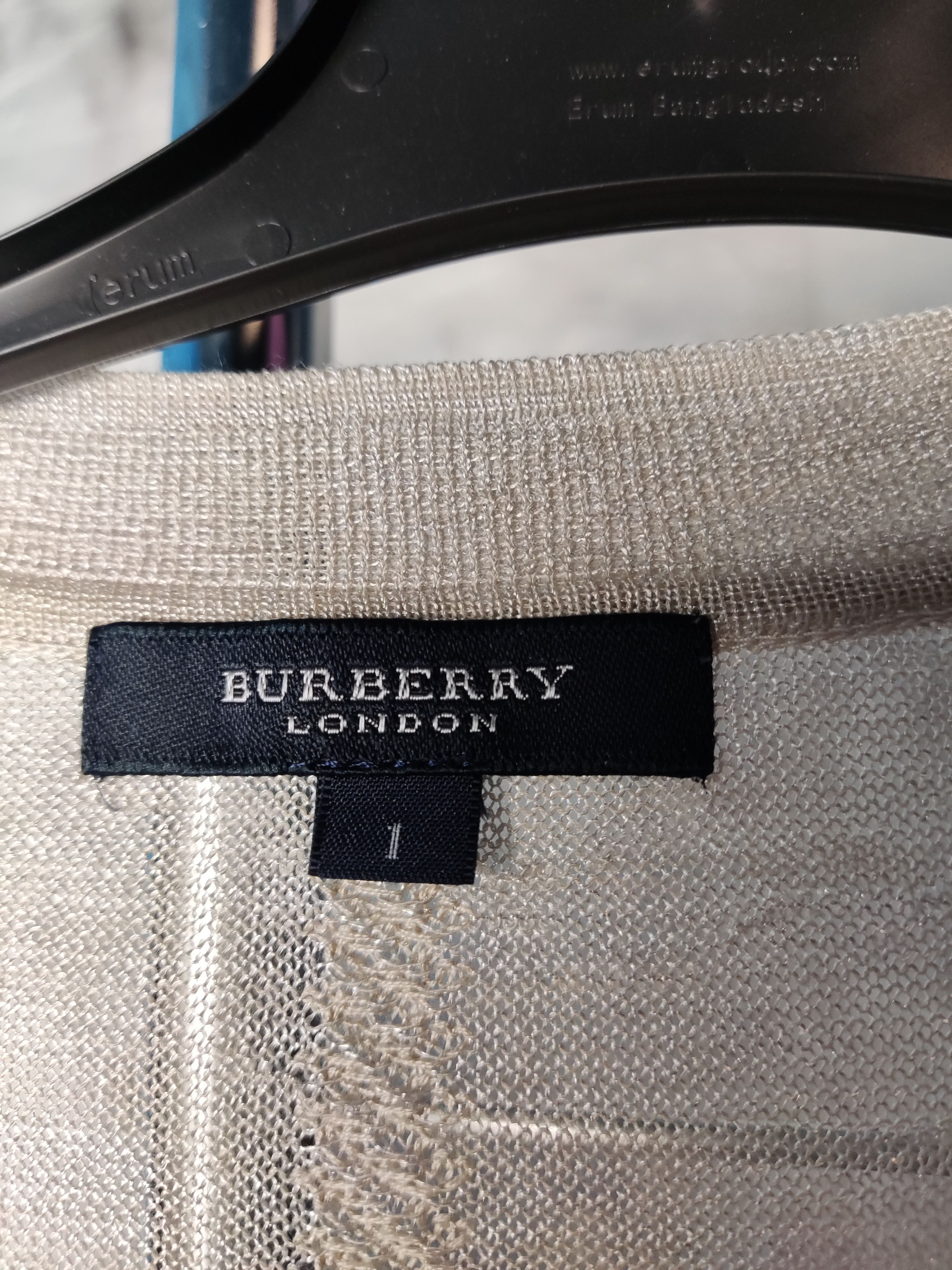 Burberry archive vintage Burberry Japan 90s button knit cardigan top Size S / US 4 / IT 40 - 15 Thumbnail