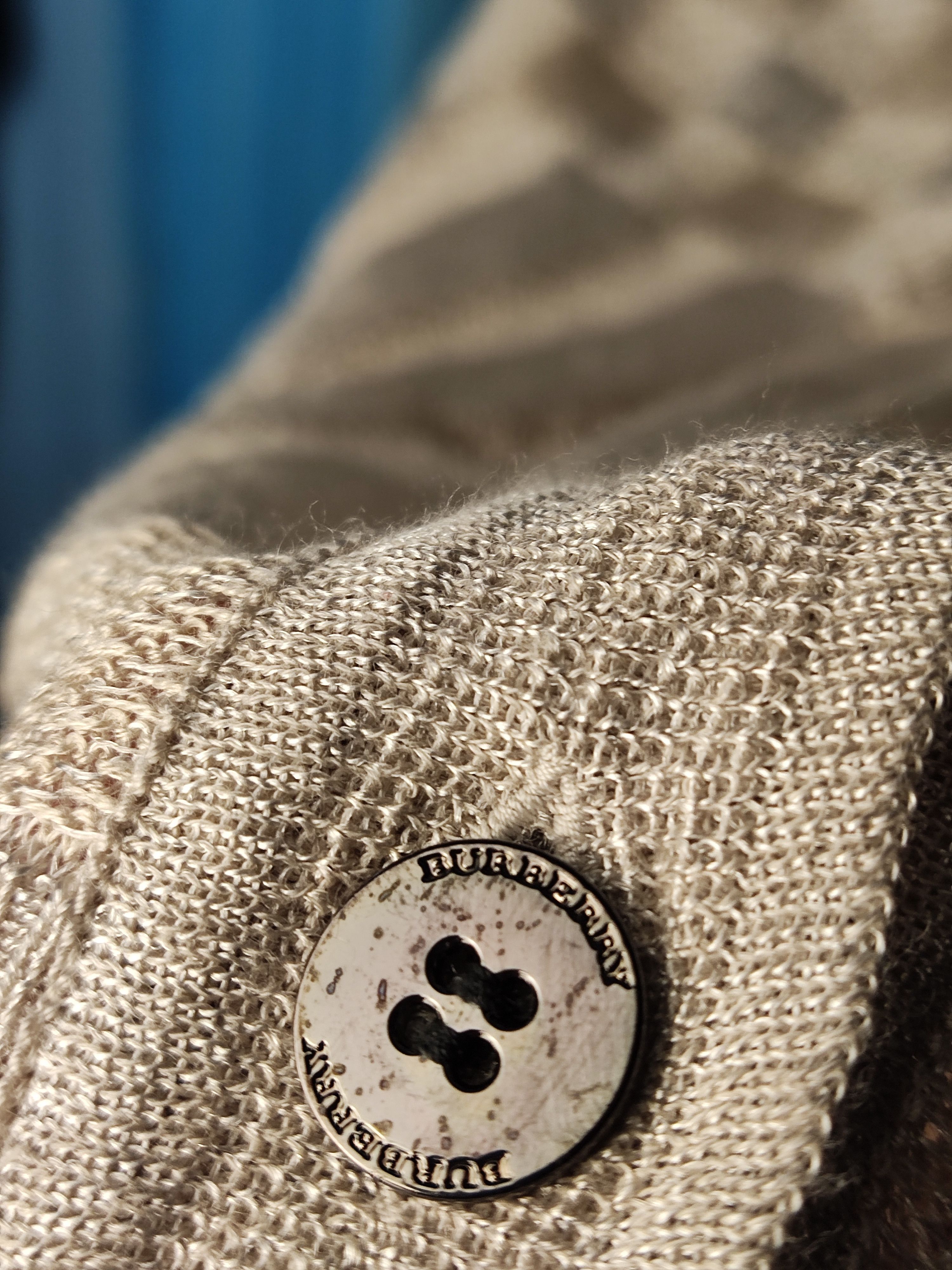Burberry archive vintage Burberry Japan 90s button knit cardigan top Size S / US 4 / IT 40 - 4 Thumbnail