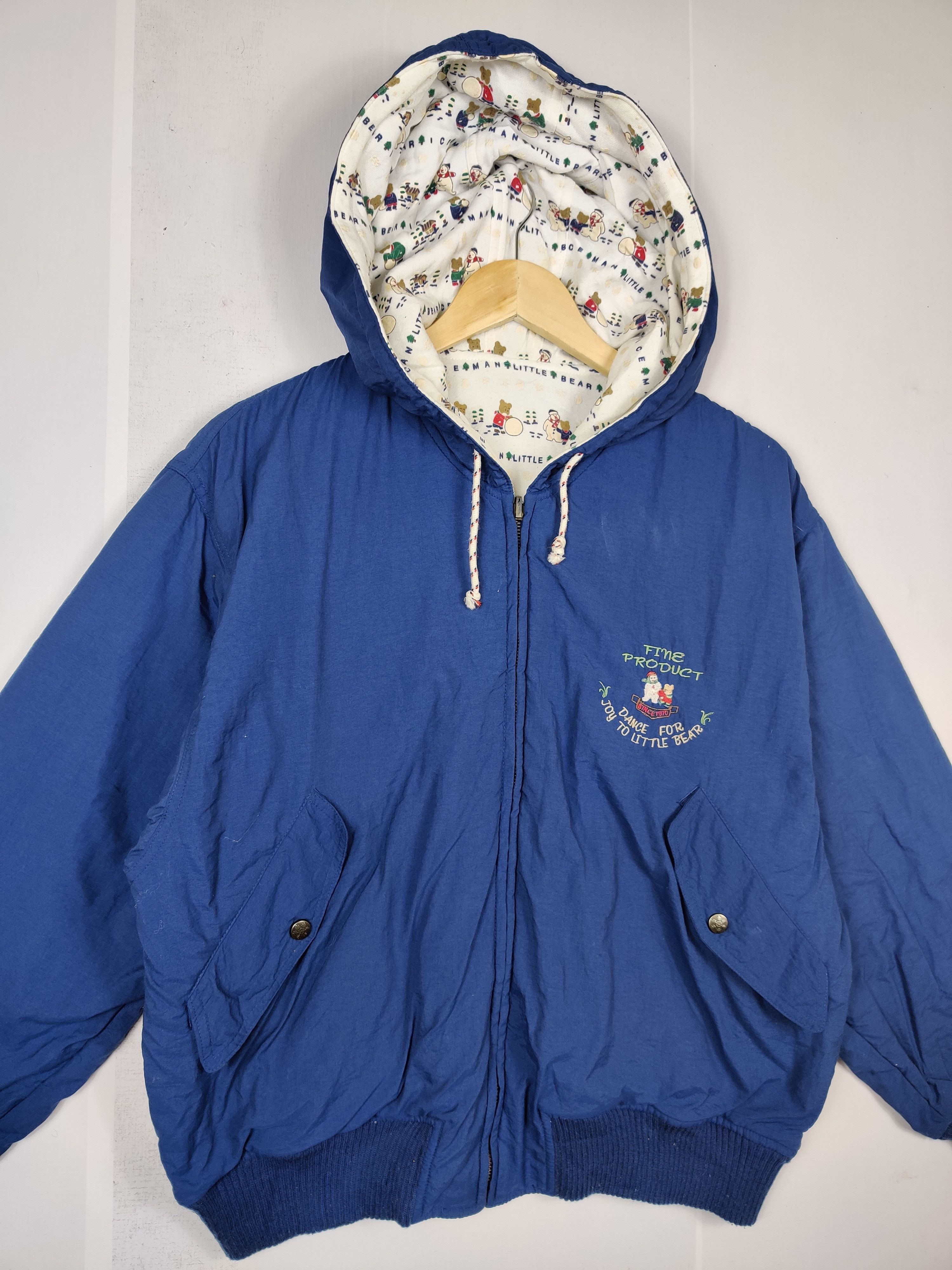 Japanese Brand IL Suffit Reversible Fullprint Bomber Jacket Size US XL / EU 56 / 4 - 2 Thumbnail