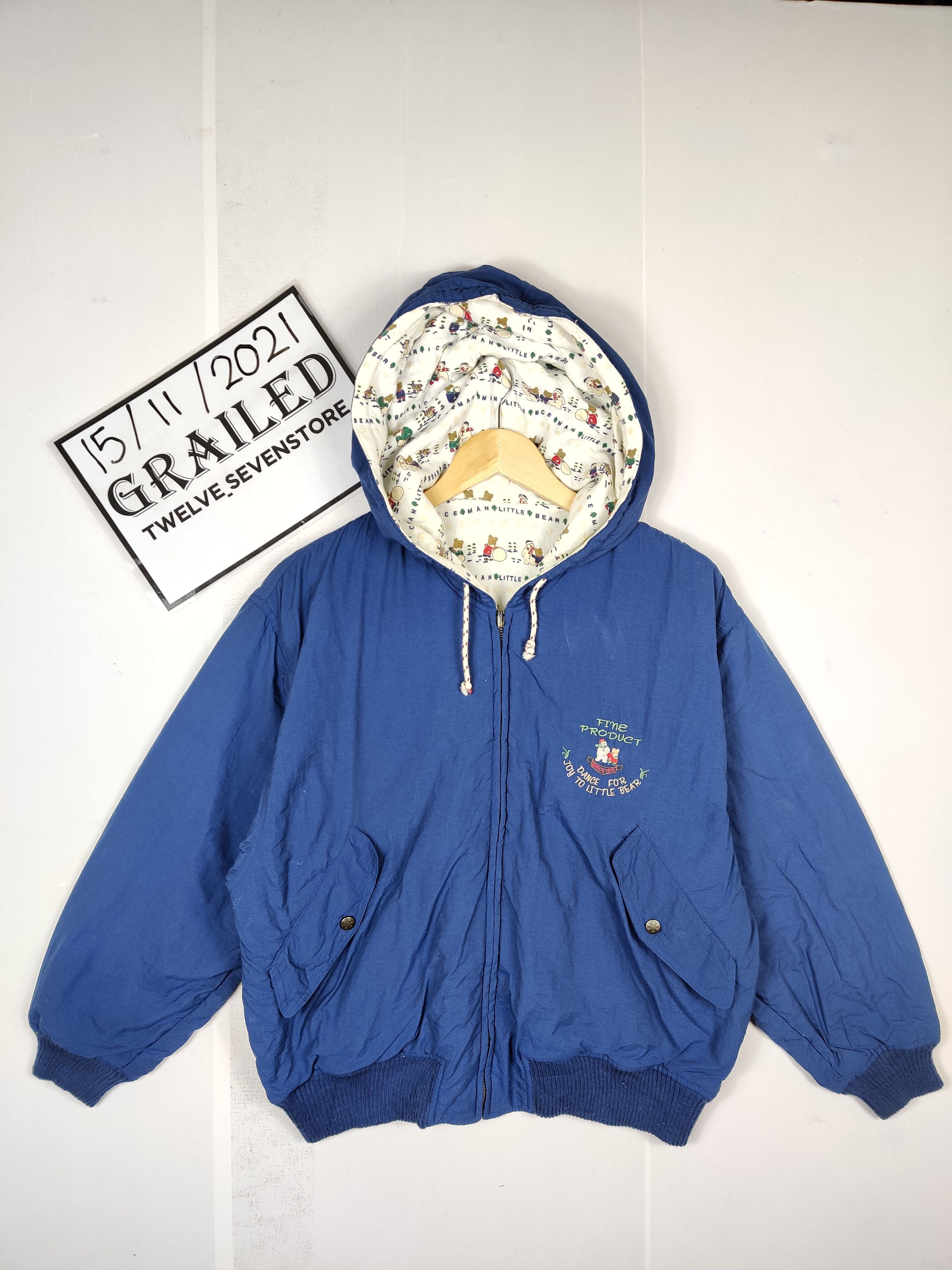 Japanese Brand IL Suffit Reversible Fullprint Bomber Jacket Size US XL / EU 56 / 4 - 1 Thumbnail