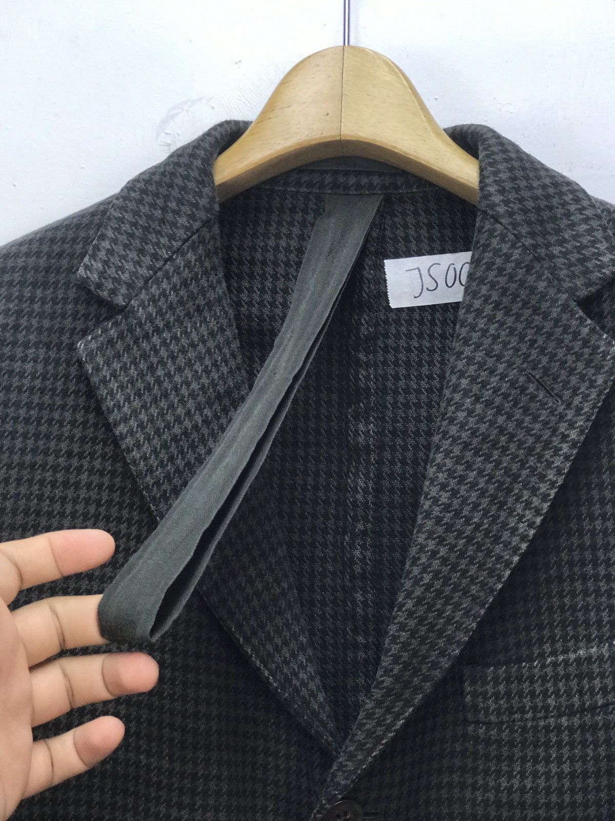 Boglioli Vintage Boglioli Houndtooth Blazer Jacket Size 42R - 3 Thumbnail