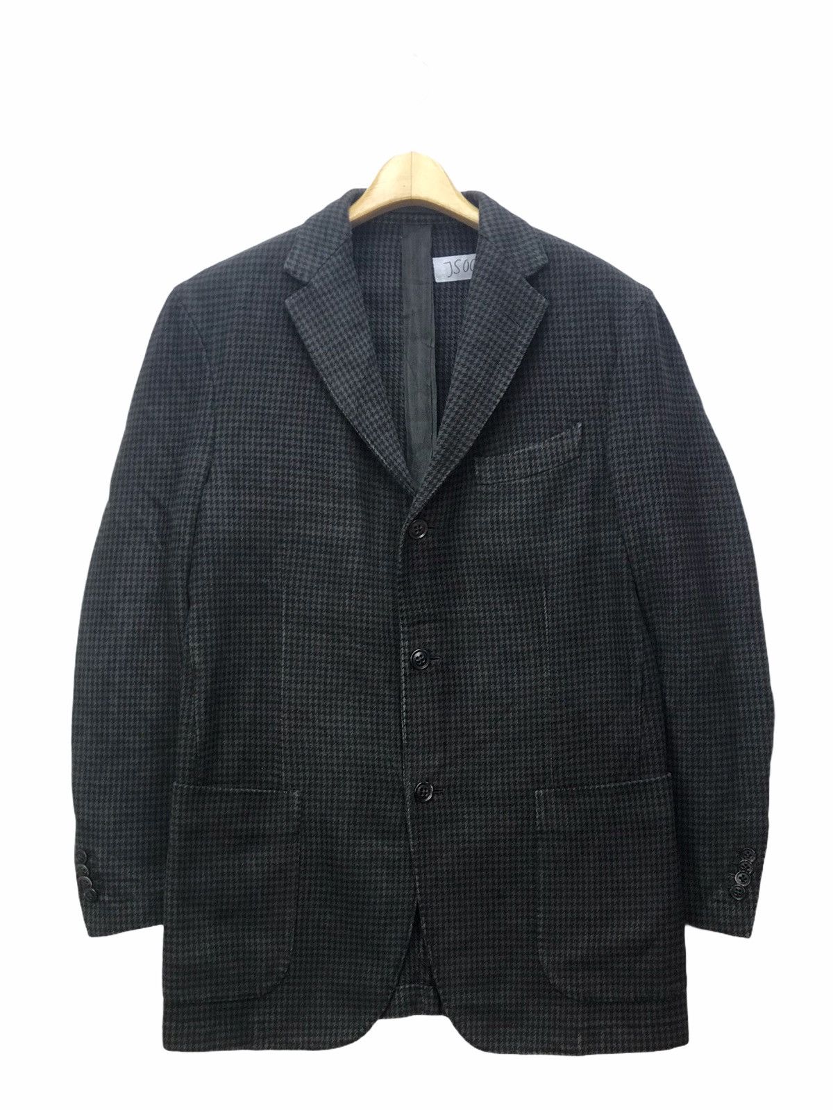 Boglioli Vintage Boglioli Houndtooth Blazer Jacket Size 42R - 1 Thumbnail