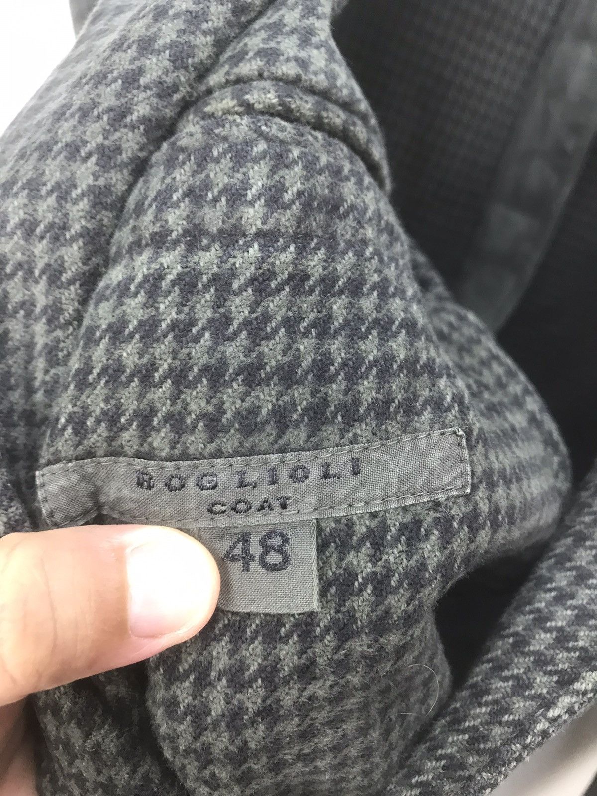Boglioli Vintage Boglioli Houndtooth Blazer Jacket Size 42R - 5 Thumbnail