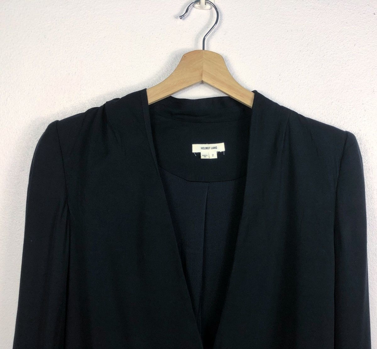 Helmut Lang Rare Helmut Lang Blazer Suit Rayon/Silk Made in USA Size US S / EU 44-46 / 1 - 2 Thumbnail